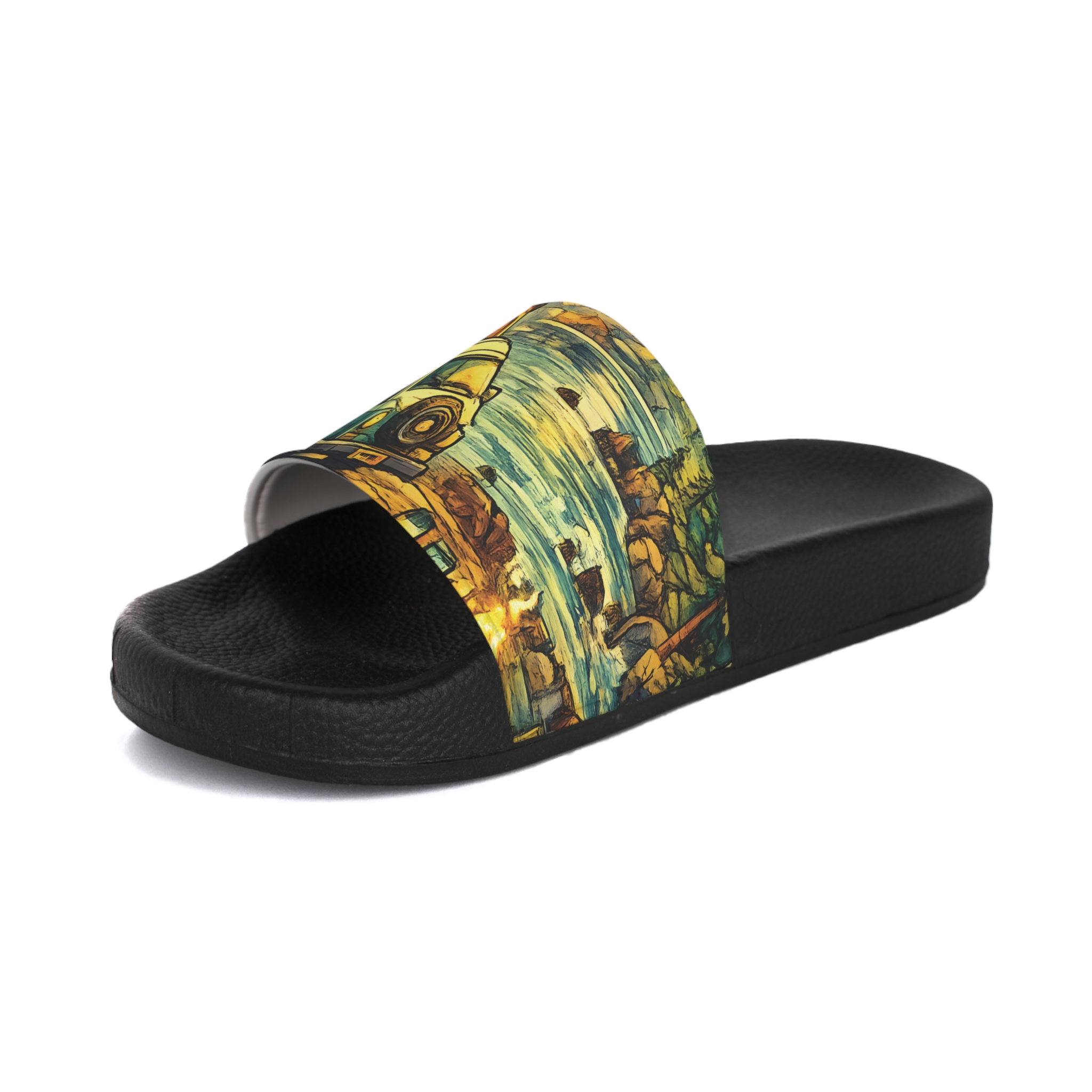 14368421587697184521_2048.jpeg Men's Slide Sandals — VW RV Vibes for Men (Cubic-Line)