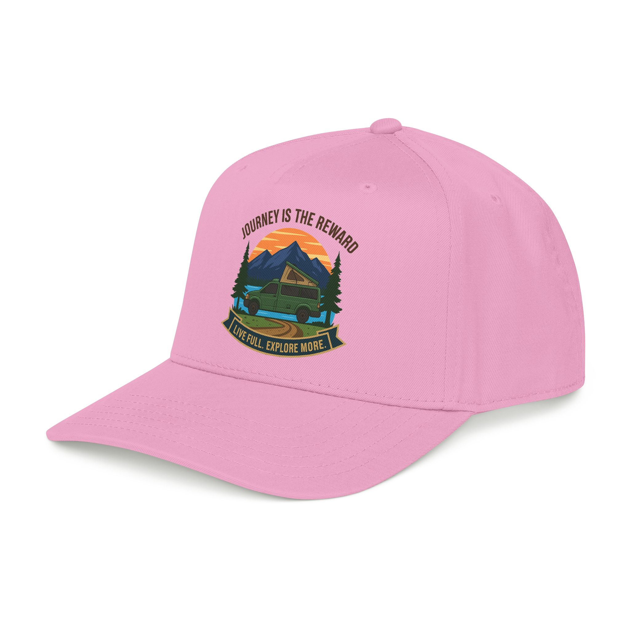 14417672208372956596_2048.jpeg Baseball Cap - "Journey Is The Reward" Outdoor Baseball Hat