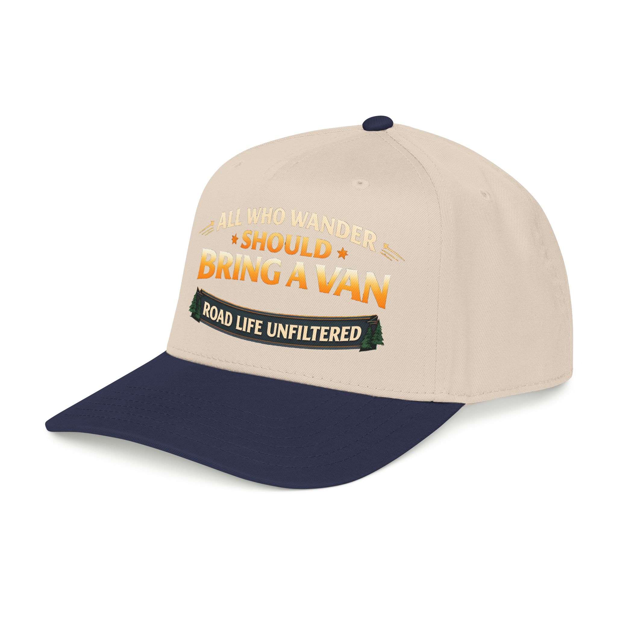 14630292226205835823_2048.jpeg Baseball Cap - "All Who wander Should Bring A Van" Design Scenic-Line