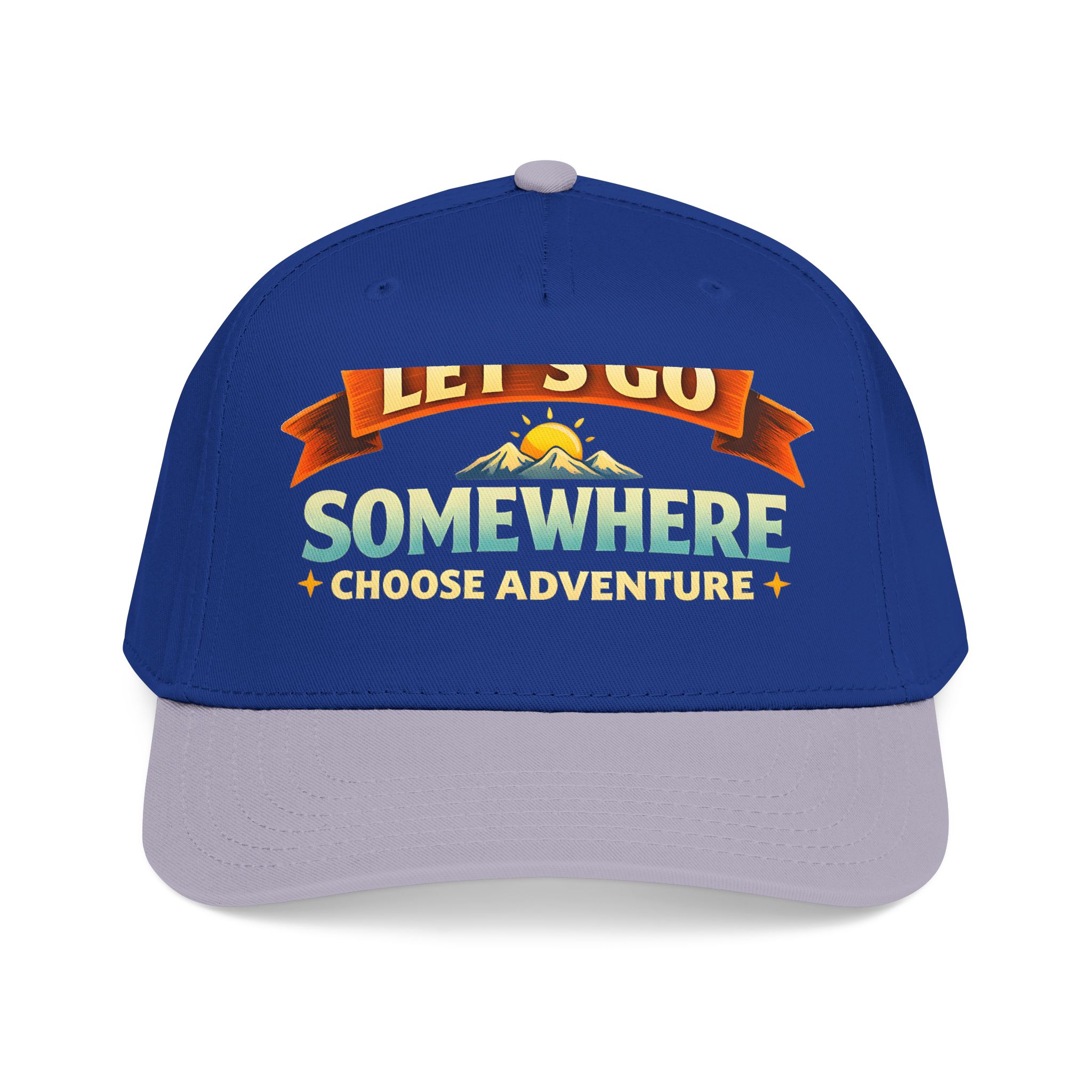 Baseball Cap - "Lets Go Somewhere" Design Scenic-Line