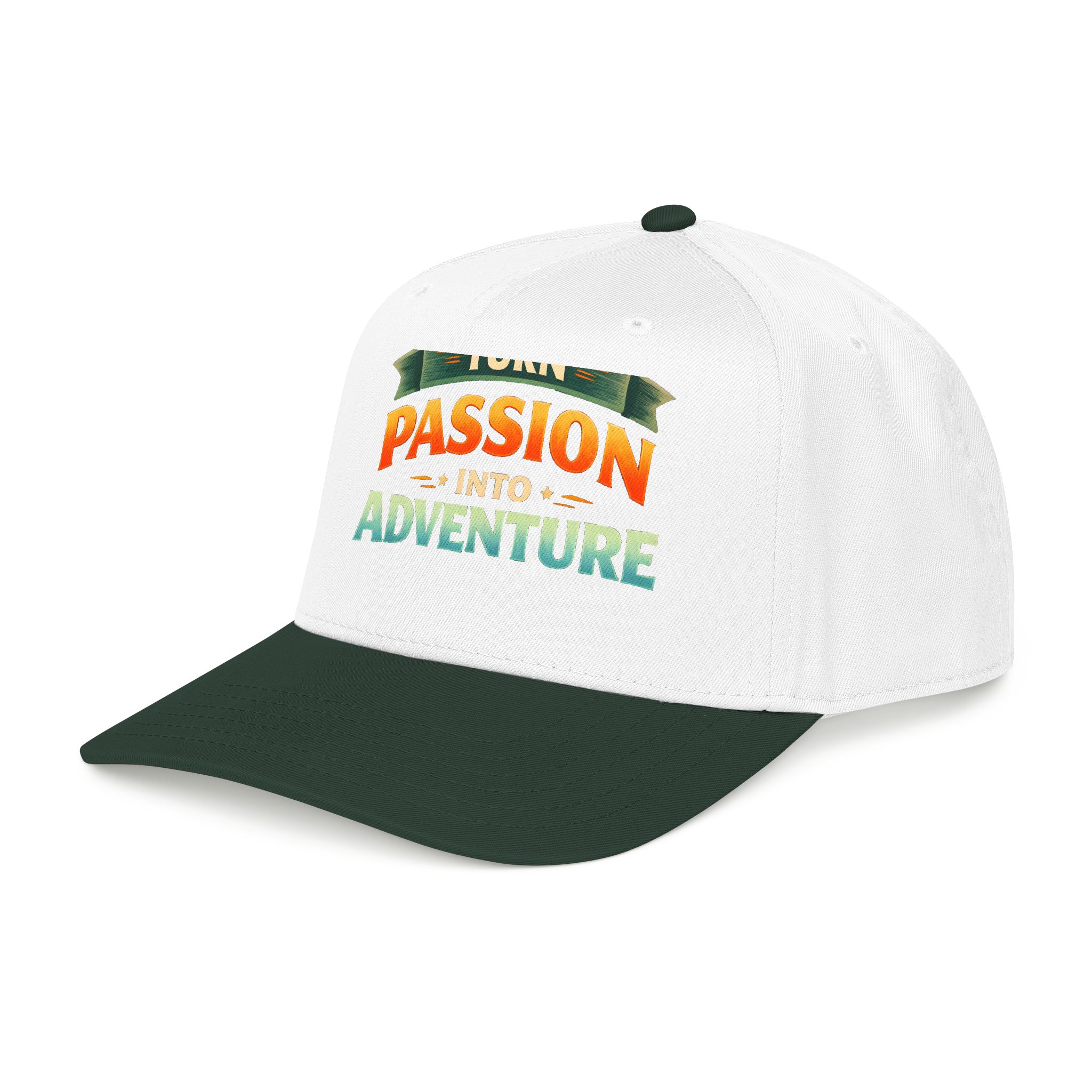 Baseball Cap - "Turn Passion Into Adventure" Design Scenic-Line