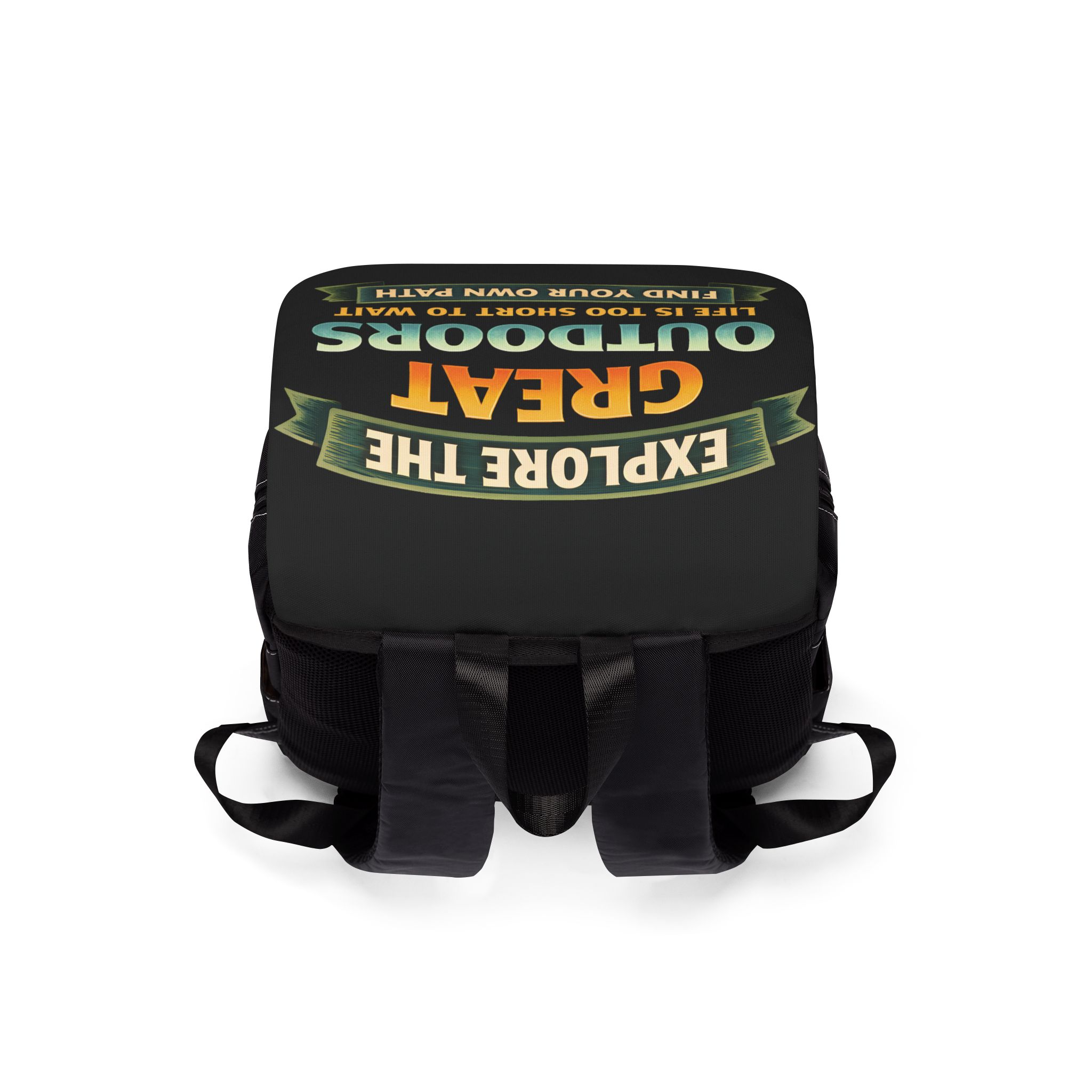 15146351344549827128_2048.jpeg Unisex Casual Shoulder Backpack—"Explore The Great Outdoors" Design Scenic-Line(Campervan)