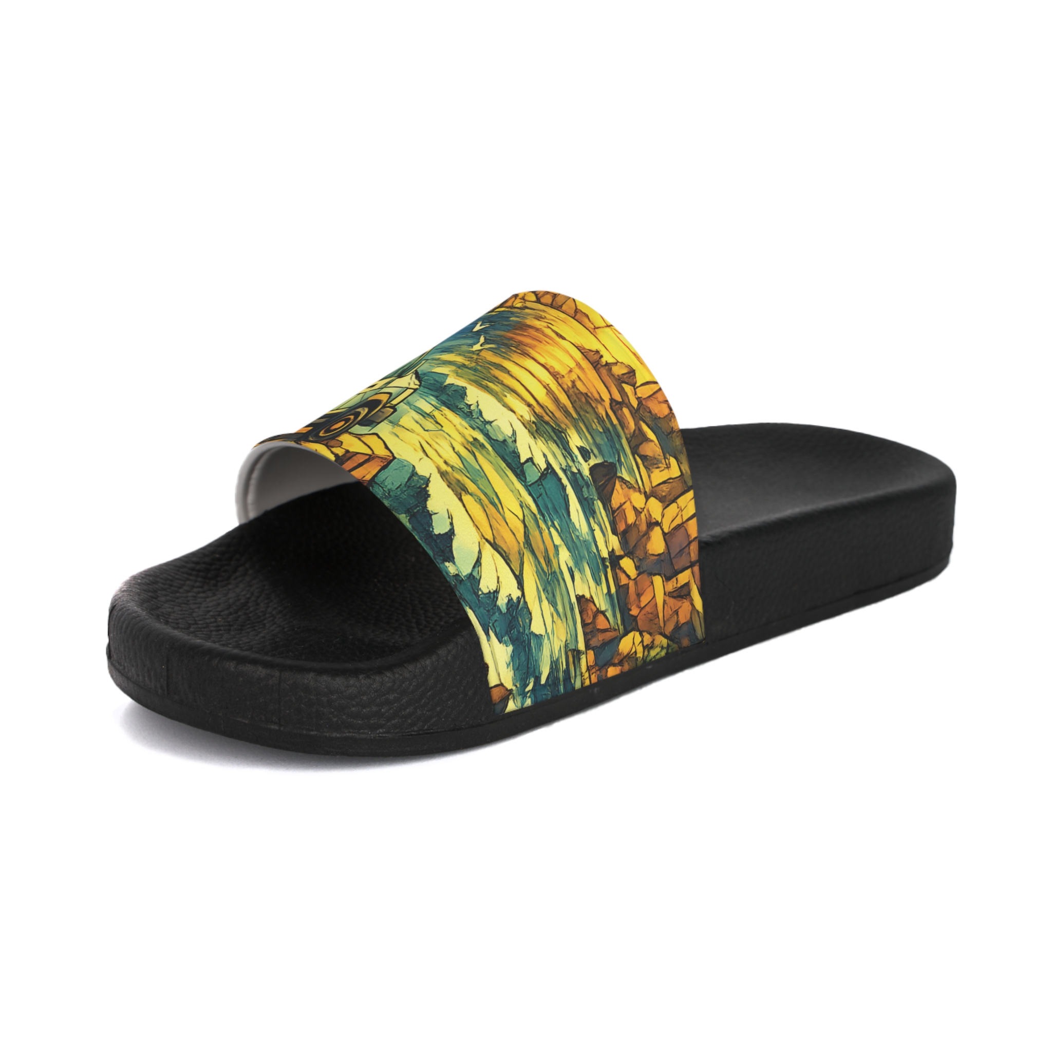 15166463752822777356_2048.jpeg Men's Slide Sandals — Beach Vibes for Men (Cubic-Line)