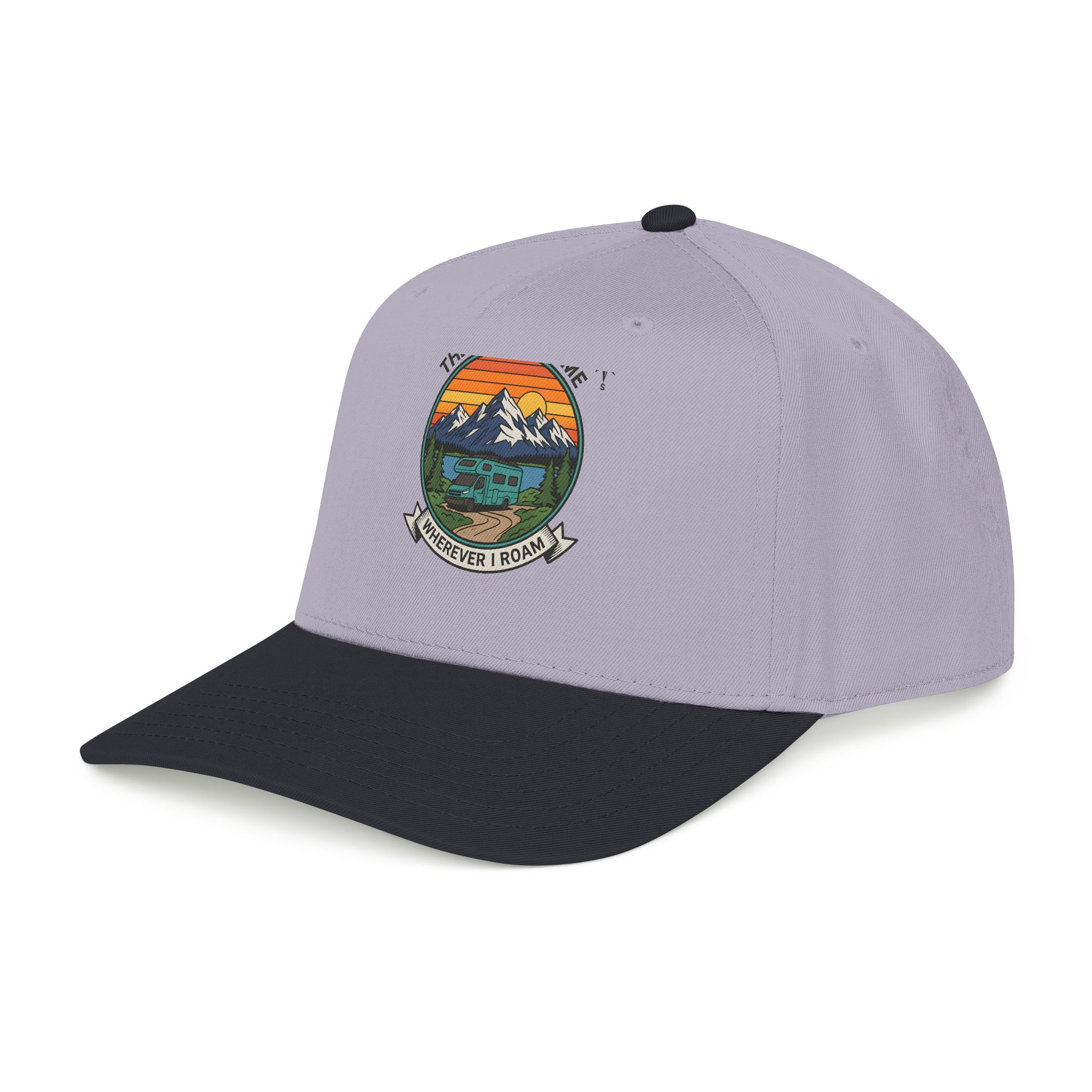 15284354139815062783_2048.jpeg Baseball Cap — "The Road Is Home, Wherever I Roam"