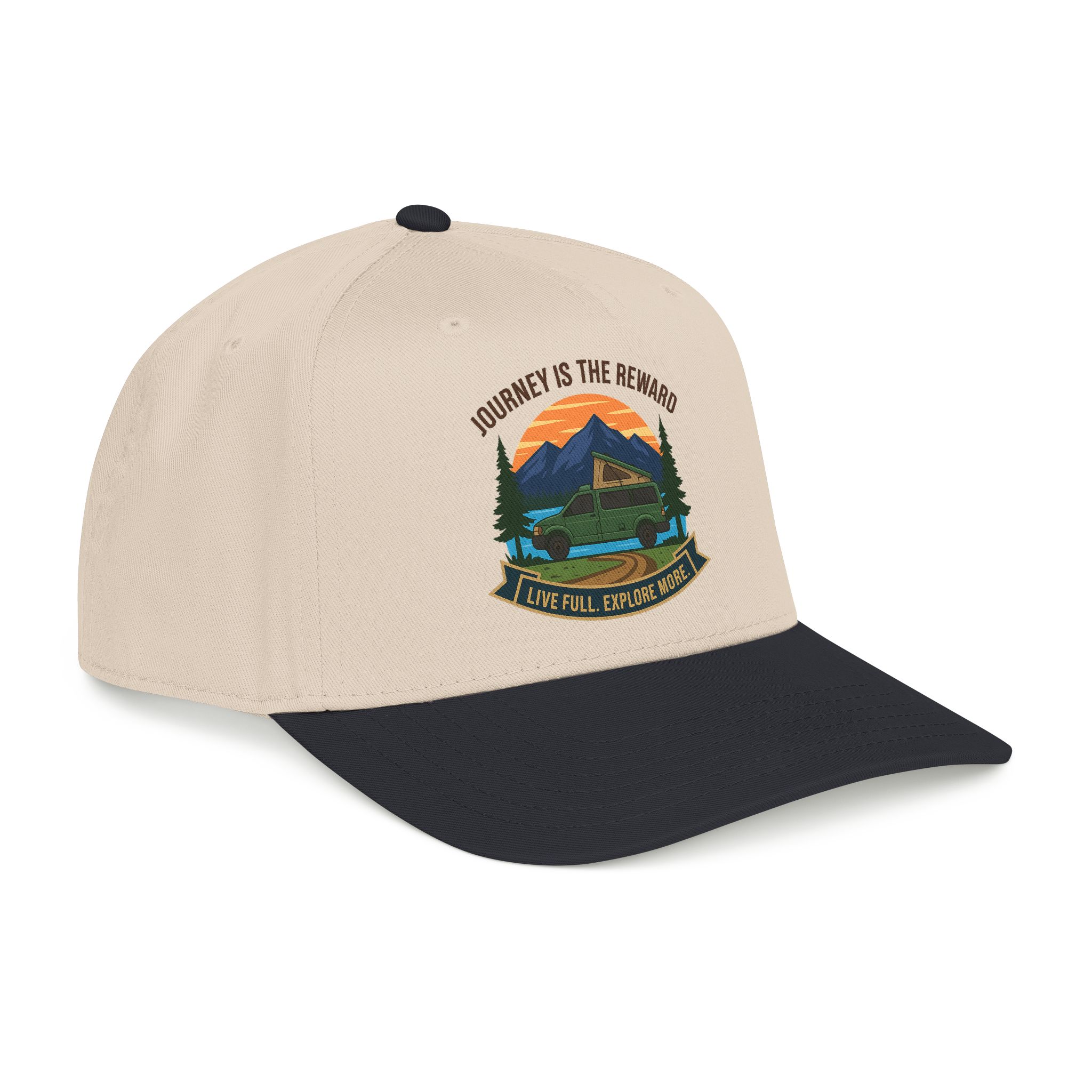 15424165471005936891_2048.jpeg Baseball Cap - "Journey Is The Reward" Outdoor Baseball Hat