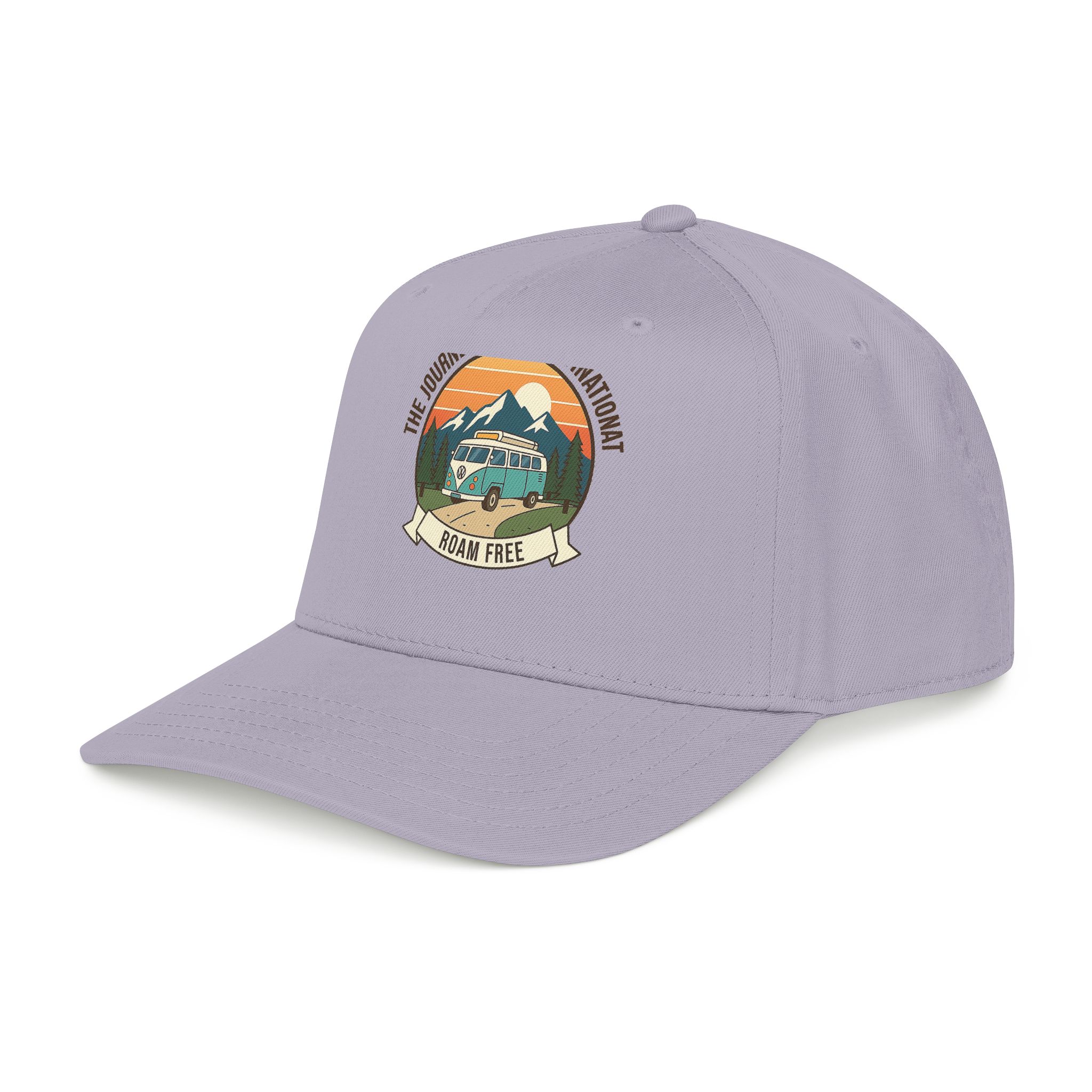 15445242647886522030_2048.jpeg Baseball Cap — "The Journey Is The Destination" Mid Profile Baseball Hat