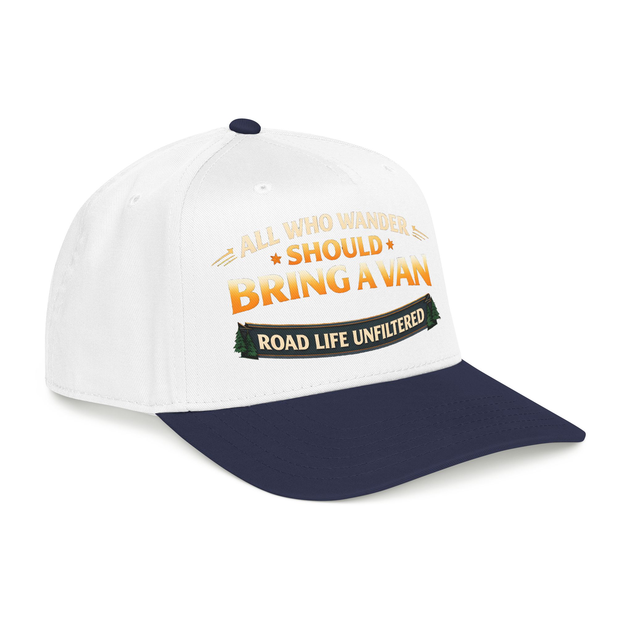 15516290655358854269_2048.jpeg Baseball Cap - "All Who wander Should Bring A Van" Design Scenic-Line