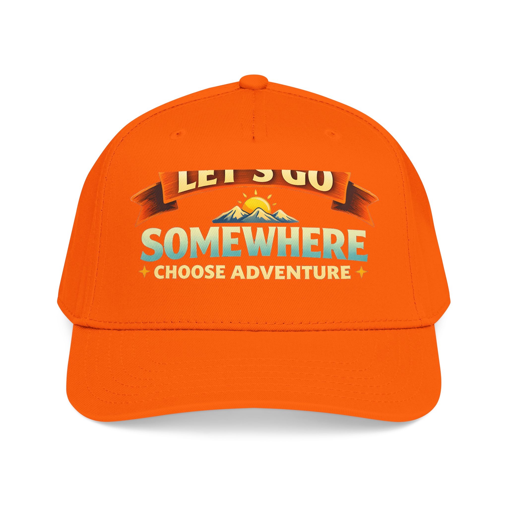 Baseball Cap - "Lets Go Somewhere" Design Scenic-Line
