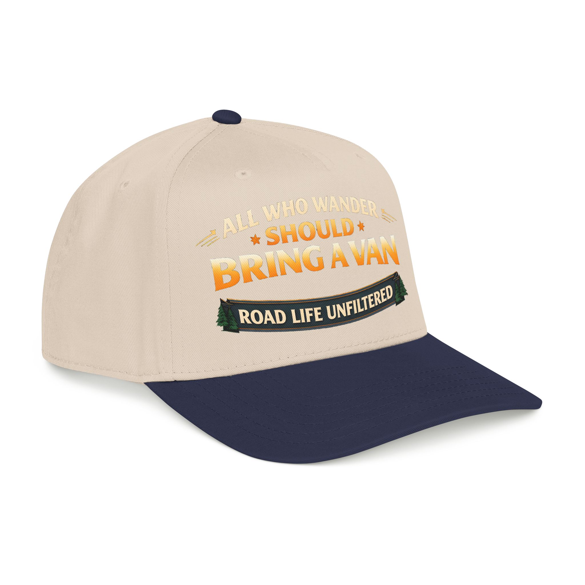 15824014101818745912_2048.jpeg Baseball Cap - "All Who wander Should Bring A Van" Design Scenic-Line