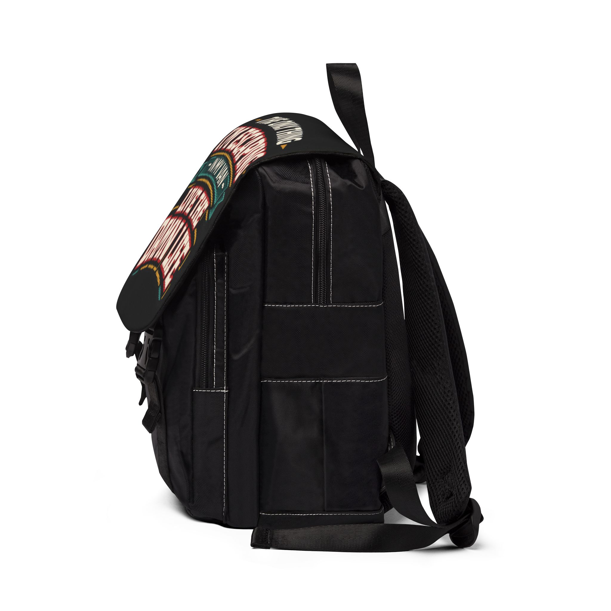 15882283223715998445_2048.jpeg Unisex Casual Shoulder Backpack — "The Only Thing I´m Escaping" Design F**K-Line