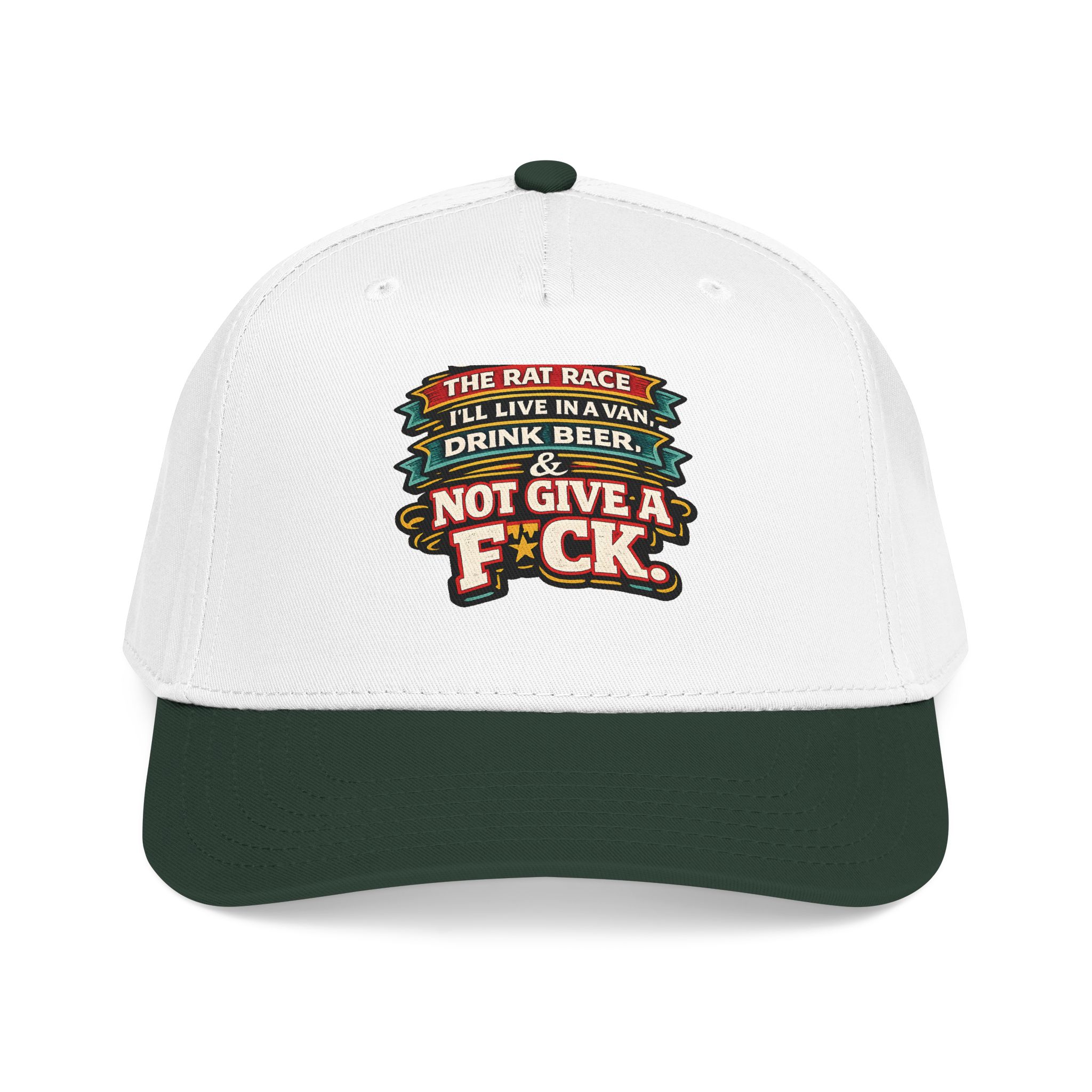 Baseball Cap - "Screw The Rat Race" Design F**K-Line