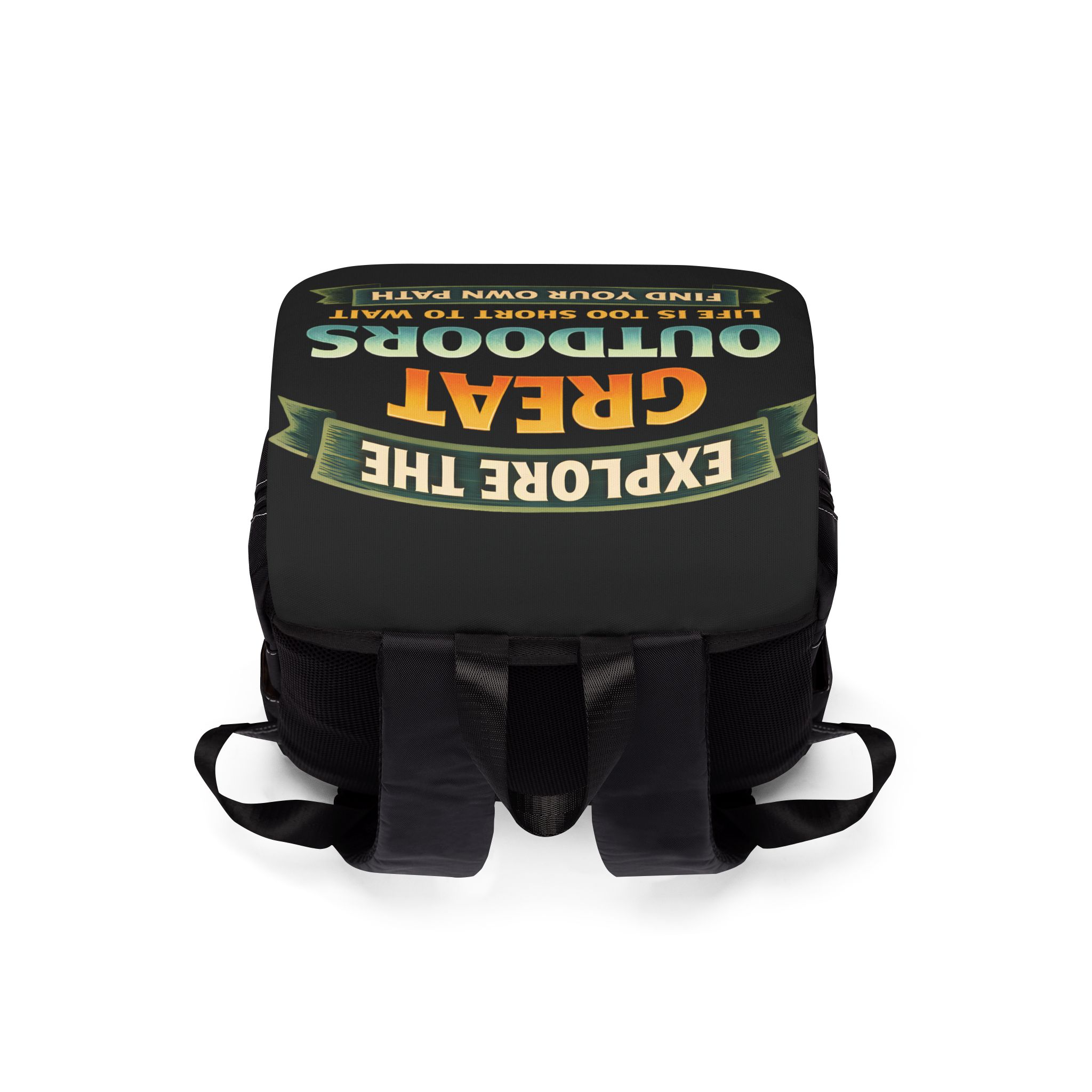 15941095065078934765_2048.jpeg Unisex Casual Shoulder Backpack—"Explore The Great Outdoors" Design Scenic-Line(Campervan)