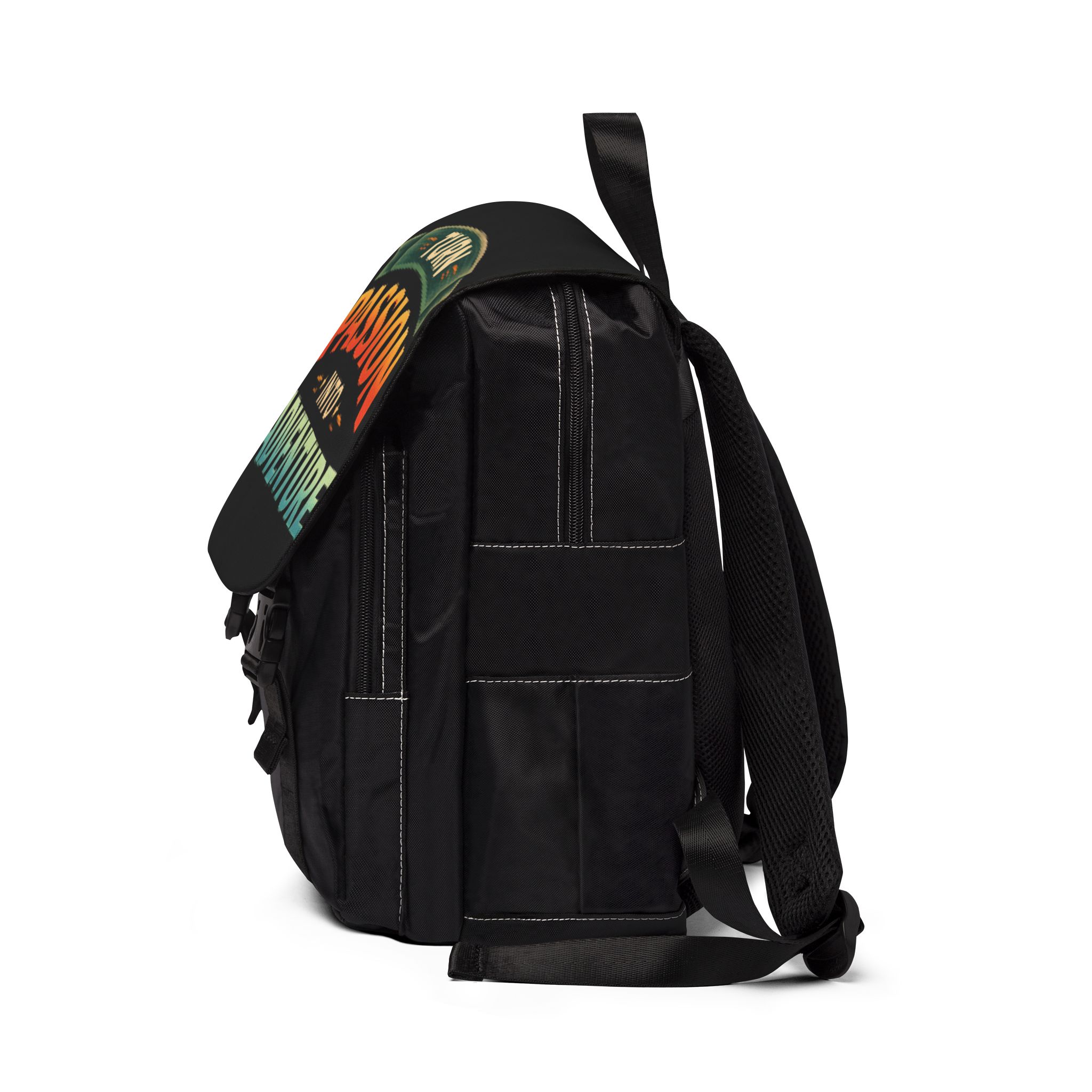 16119172726798975159_2048.jpeg Unisex Casual Shoulder Backpack—"Turn Passion Into Adventure" Design Scenic-Line(Campervan)