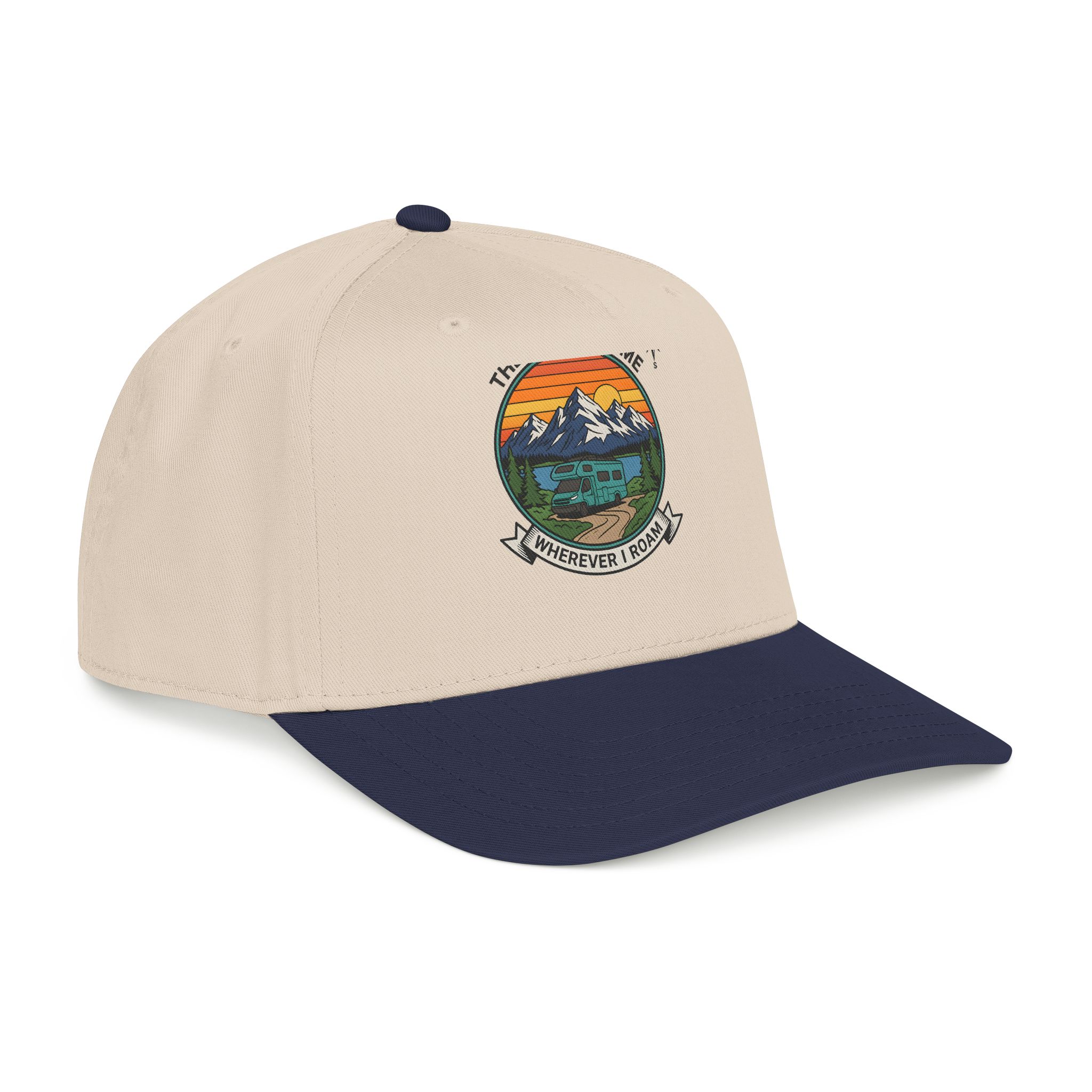 16198440124466027328_2048.jpeg Baseball Cap — "The Road Is Home, Wherever I Roam"