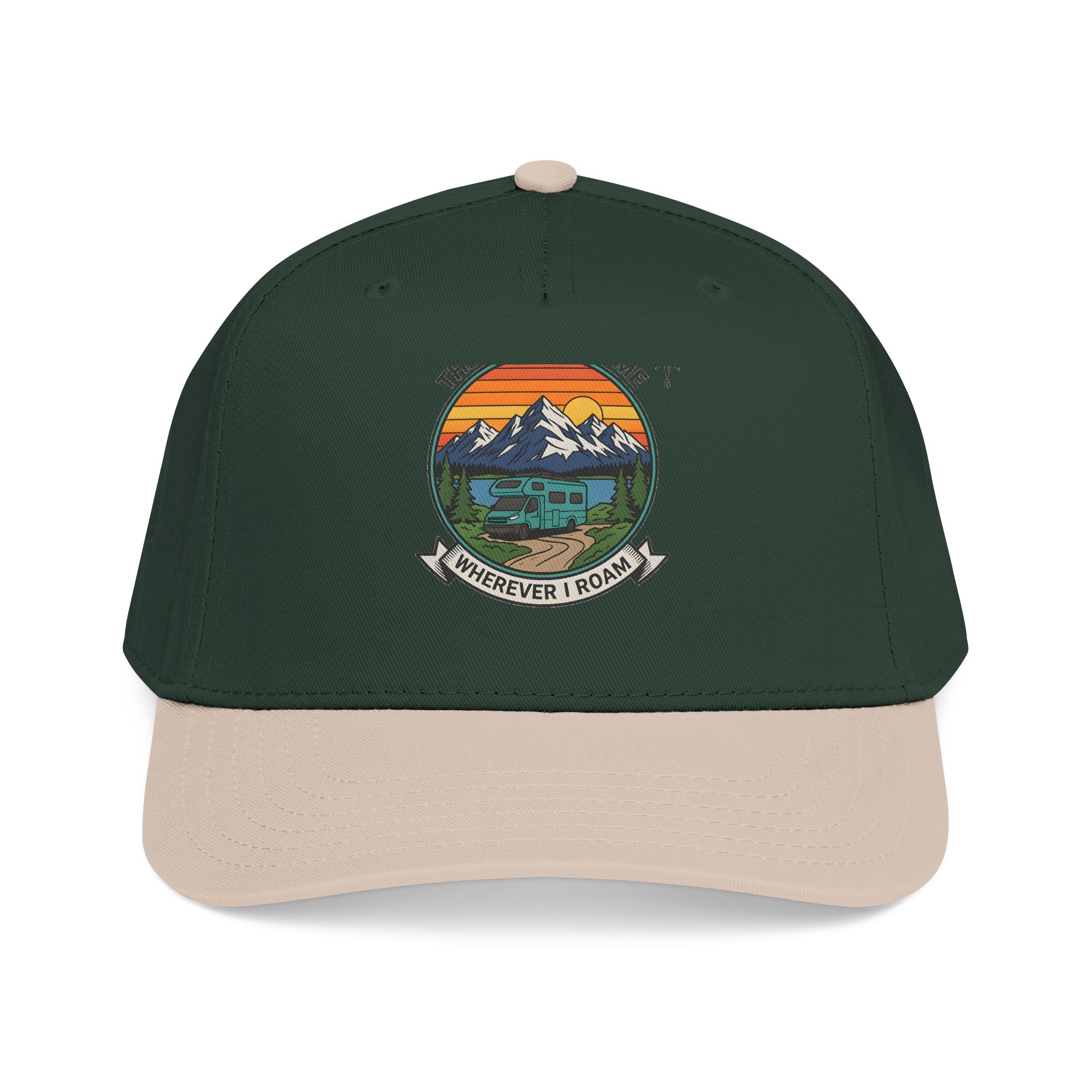 16248113762600795102_2048.jpeg Baseball Cap — "The Road Is Home, Wherever I Roam"