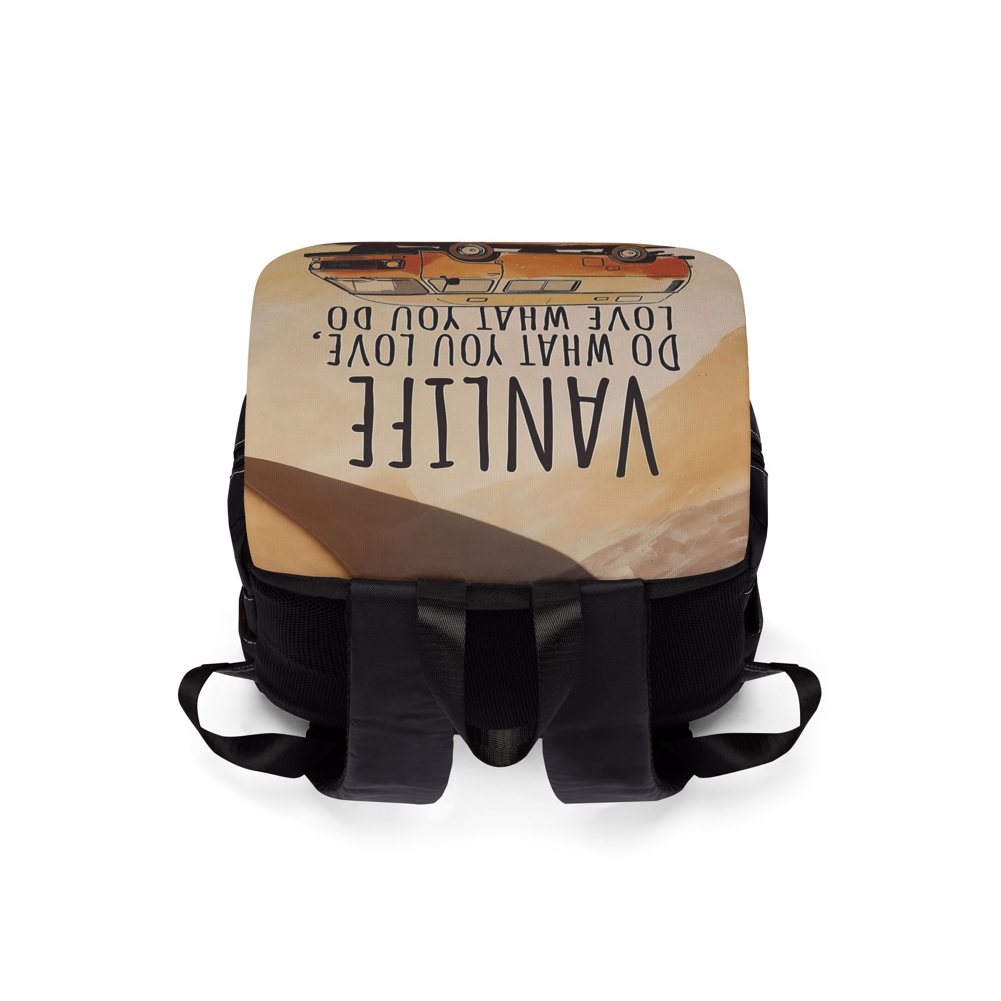 Unisex Casual Shoulder Backpack — “Do What You Love, Love What You Do” Travel Bag