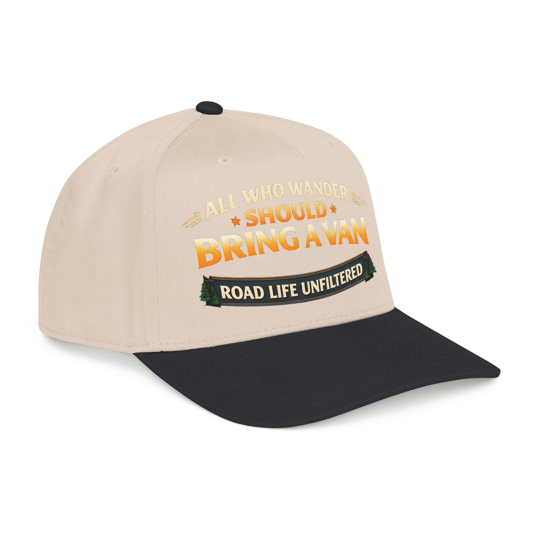 16343553546440839835_2048.jpeg Baseball Cap - "All Who wander Should Bring A Van" Design Scenic-Line