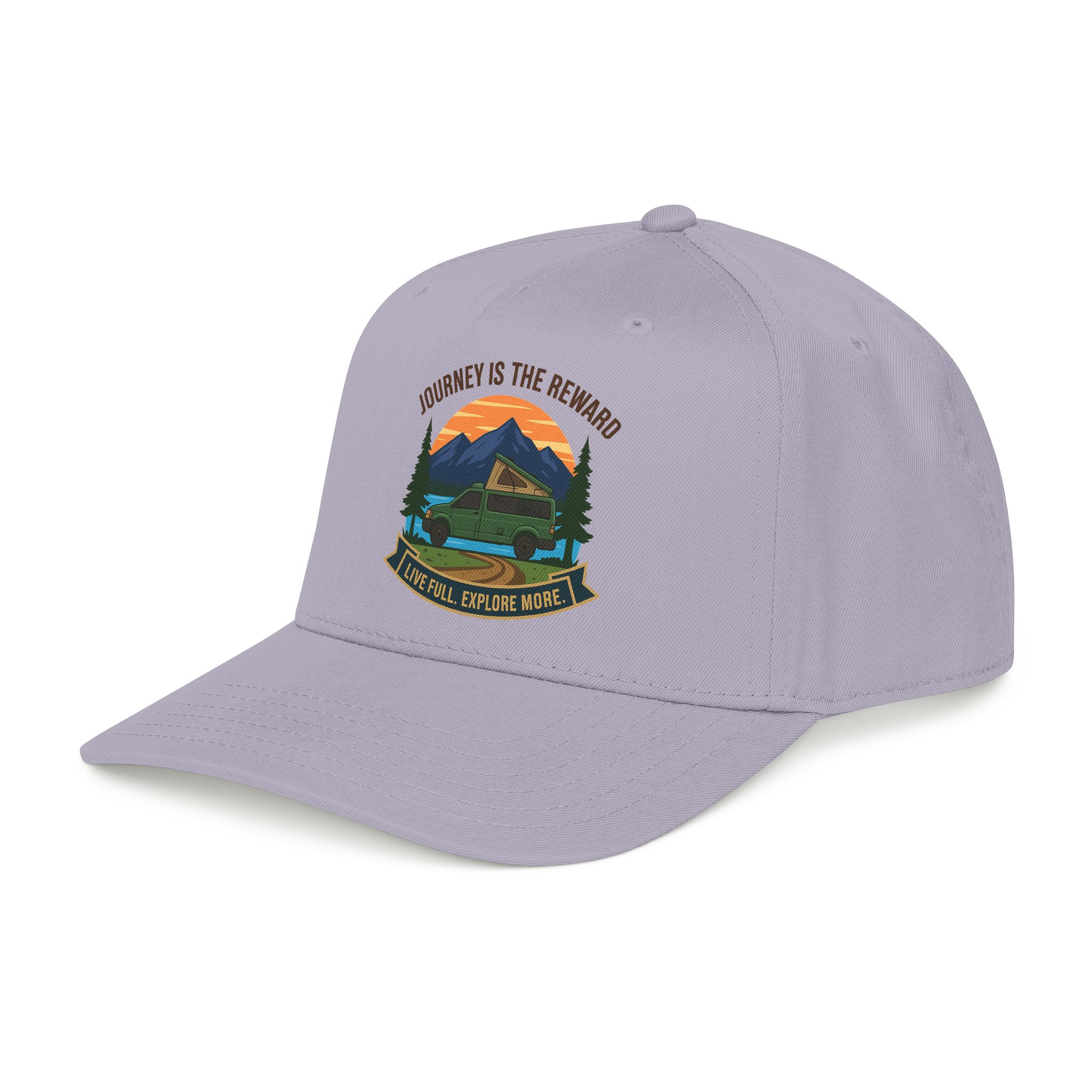 16491168039462065536_2048.jpeg Baseball Cap - "Journey Is The Reward" Outdoor Baseball Hat