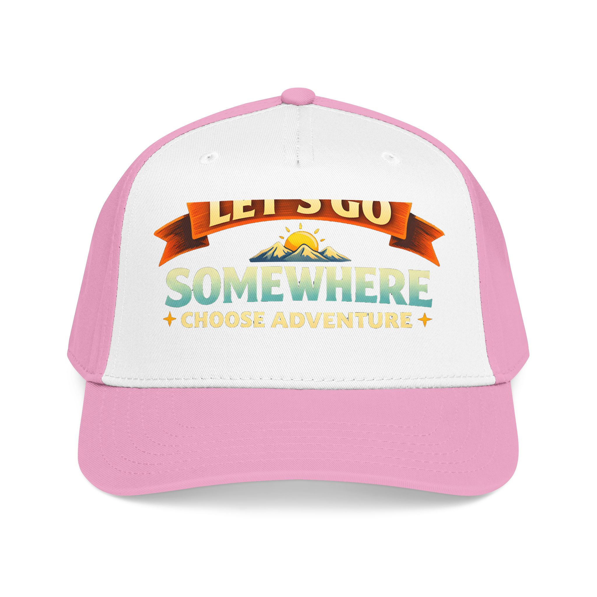 Baseball Cap - "Lets Go Somewhere" Design Scenic-Line