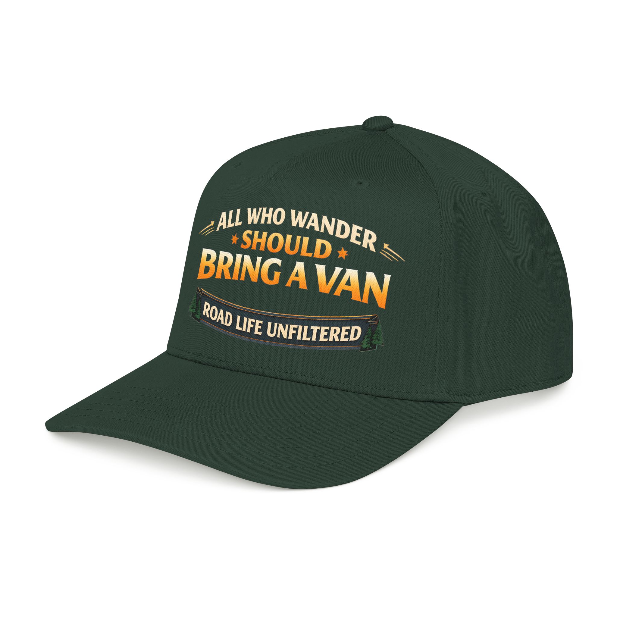 16588668155661826818_2048.jpeg Baseball Cap - "All Who wander Should Bring A Van" Design Scenic-Line