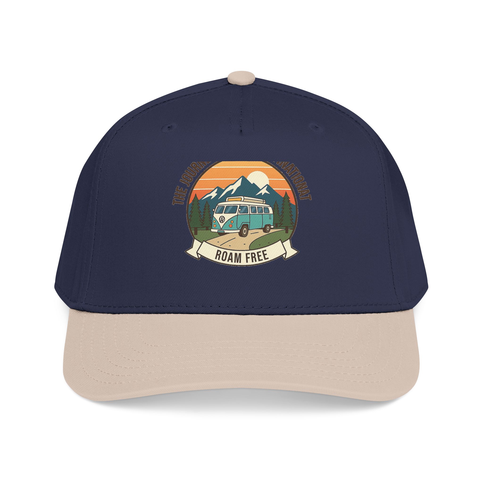 16781254434783198552_2048.jpeg Baseball Cap — "The Journey Is The Destination" Mid Profile Baseball Hat