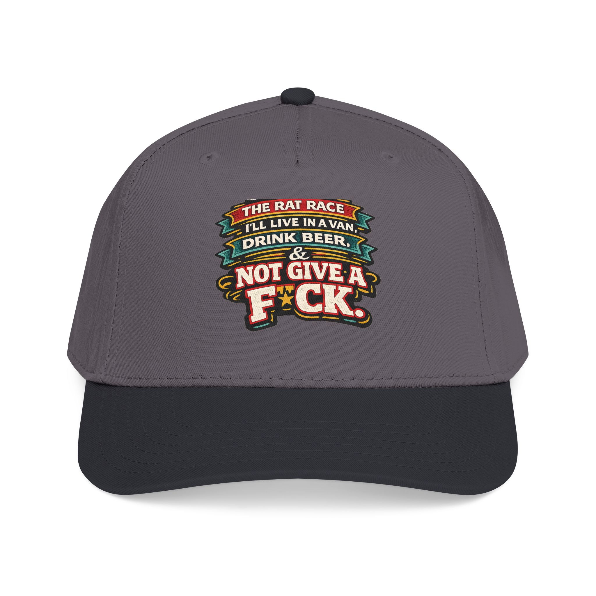 17115709677416412243_2048.jpeg Baseball Cap - "Screw The Rat Race" Design F**K-Line