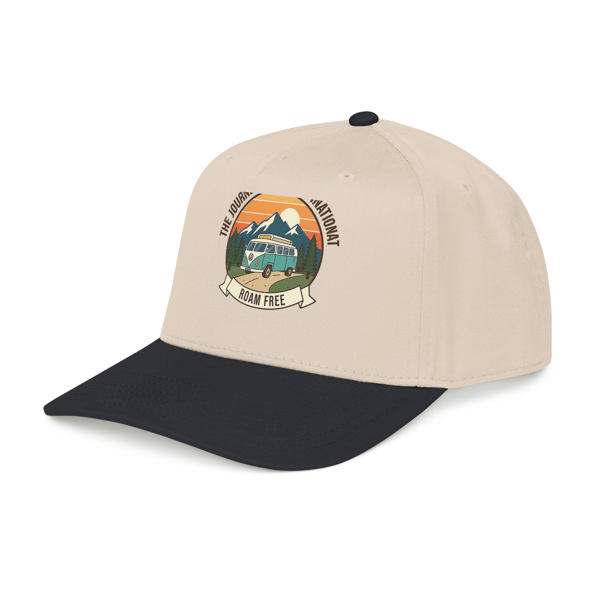 17283994893518969998_2048.jpeg Baseball Cap — "The Journey Is The Destination" Mid Profile Baseball Hat