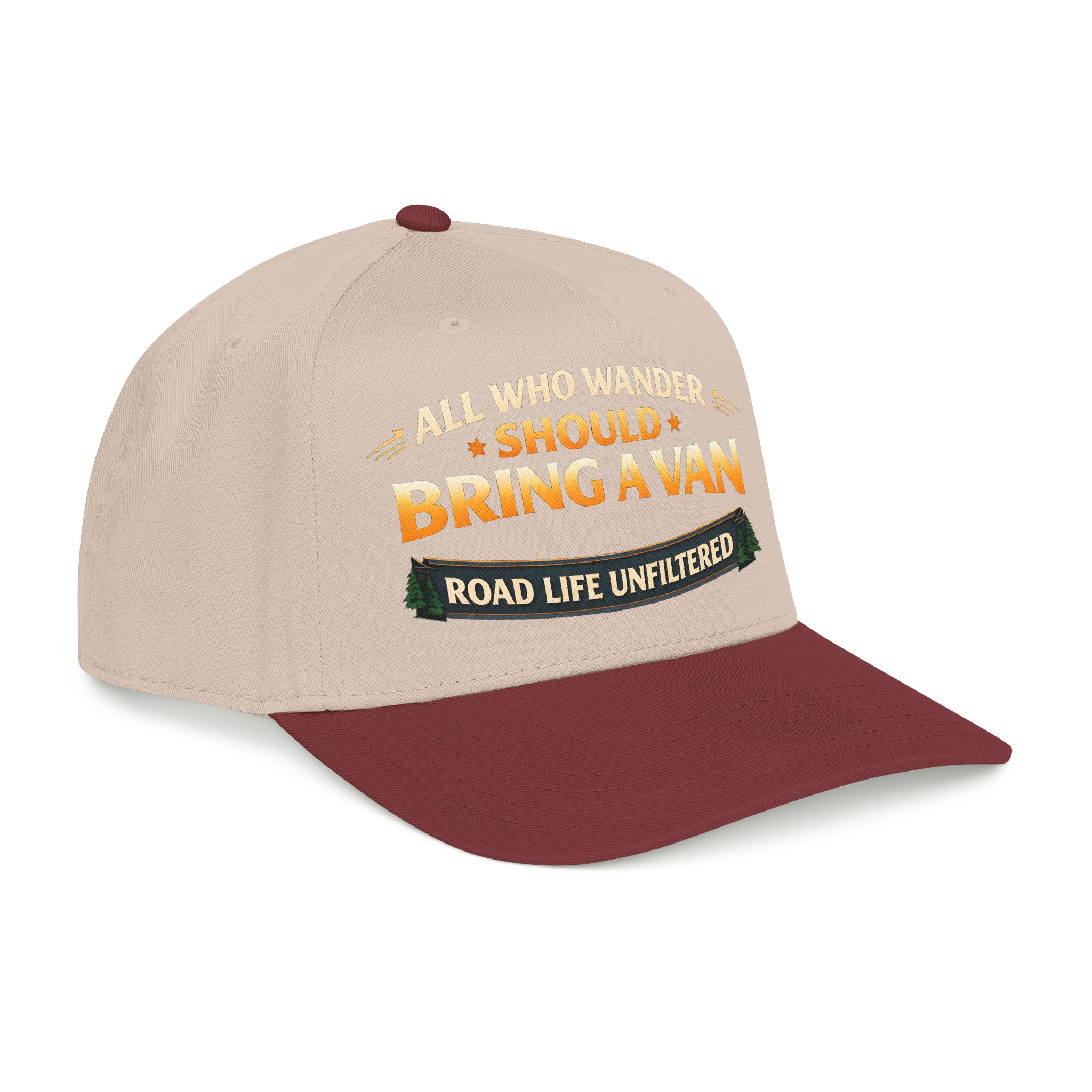 17303017957840113411_2048.jpeg Baseball Cap - "All Who wander Should Bring A Van" Design Scenic-Line