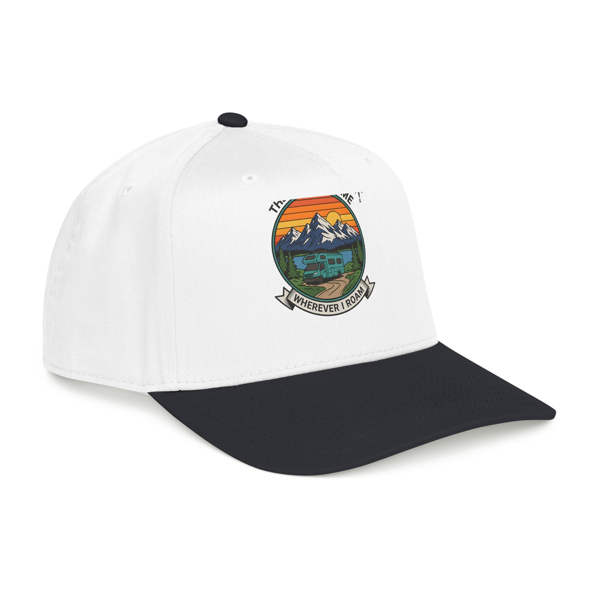 17416052273013689721_2048.jpeg Baseball Cap — "The Road Is Home, Wherever I Roam"