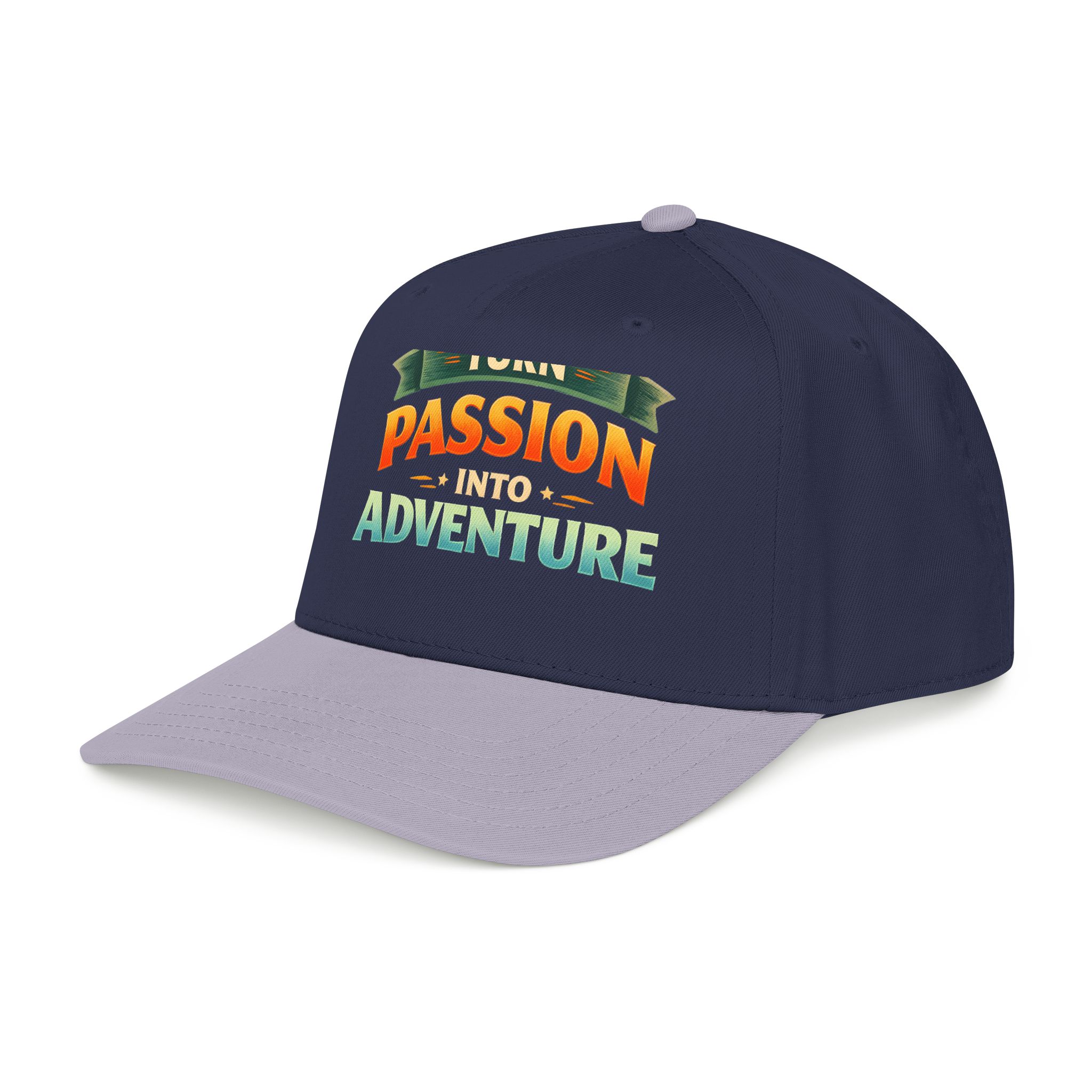 Baseball Cap - "Turn Passion Into Adventure" Design Scenic-Line