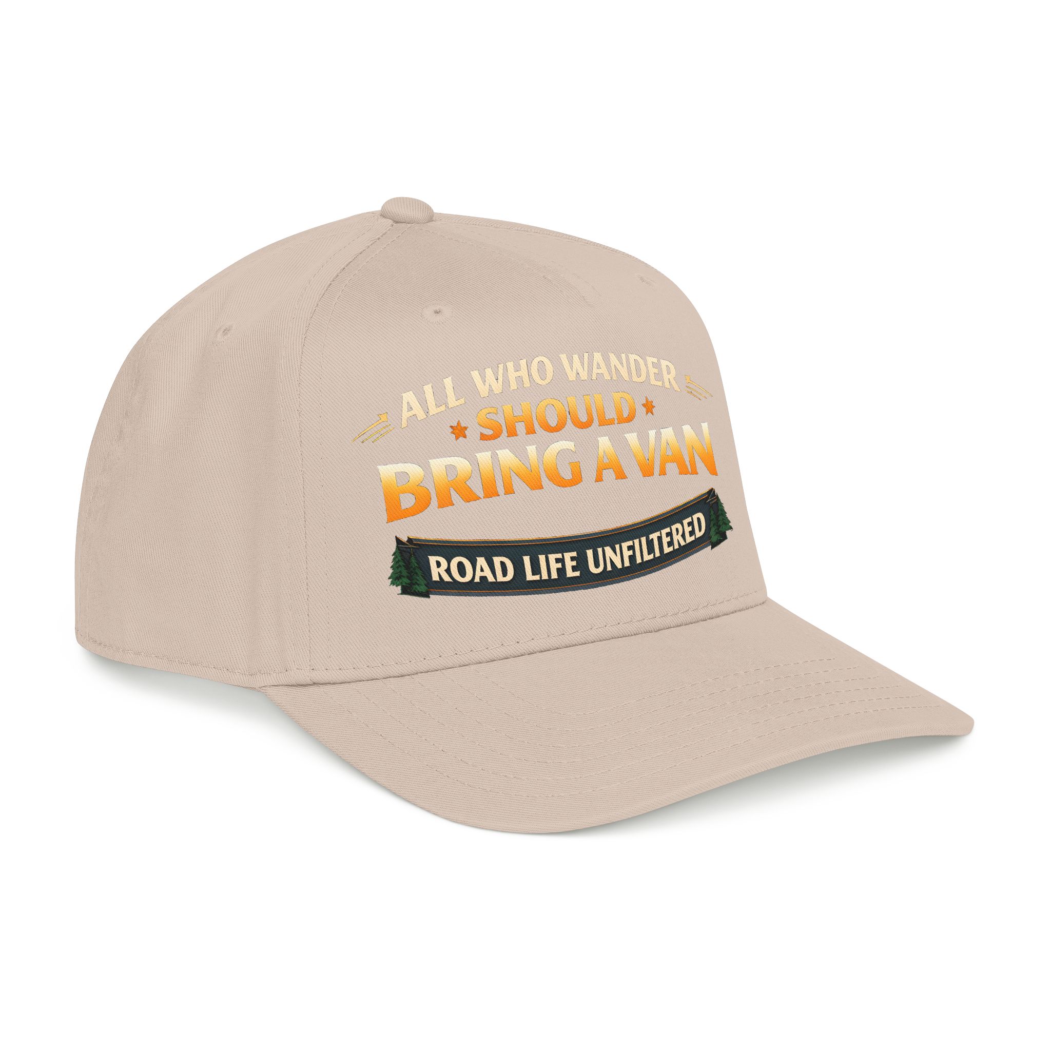 17831372385316712358_2048.jpeg Baseball Cap - "All Who wander Should Bring A Van" Design Scenic-Line