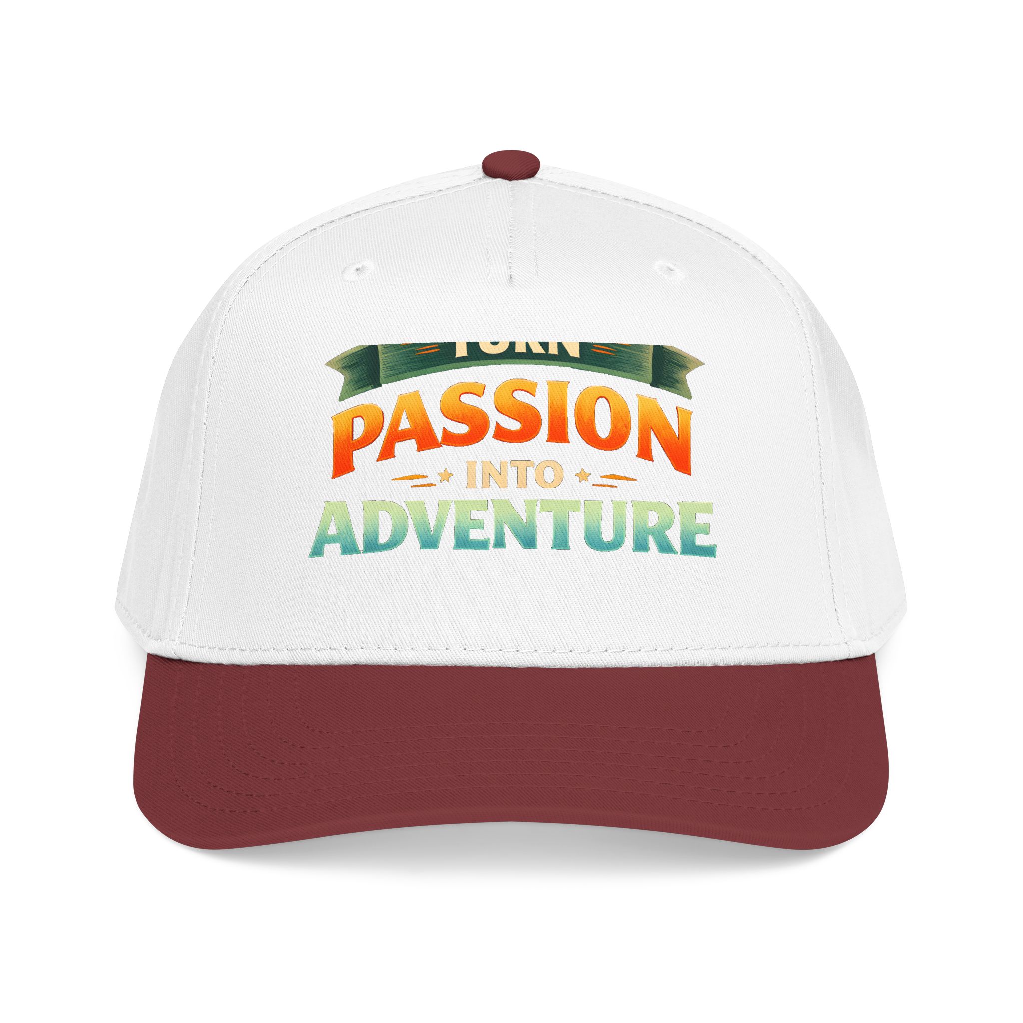Baseball Cap - "Turn Passion Into Adventure" Design Scenic-Line