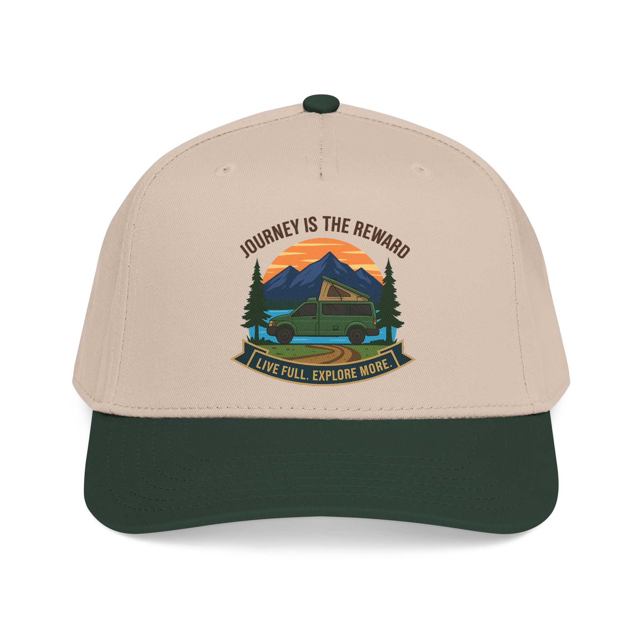 17981563006010306389_2048.jpeg Baseball Cap - "Journey Is The Reward" Outdoor Baseball Hat