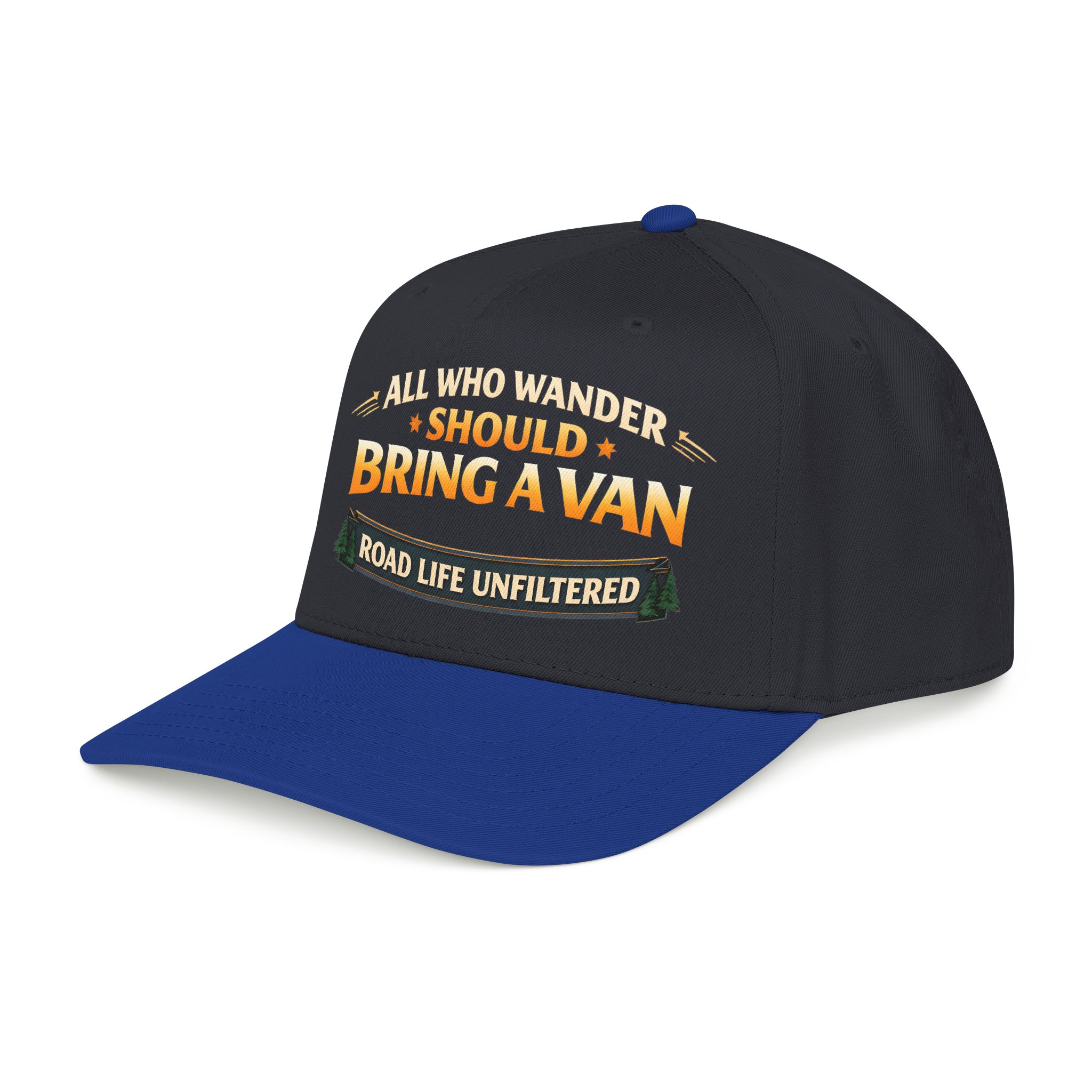 18229594084325892009_2048.jpeg Baseball Cap - "All Who wander Should Bring A Van" Design Scenic-Line