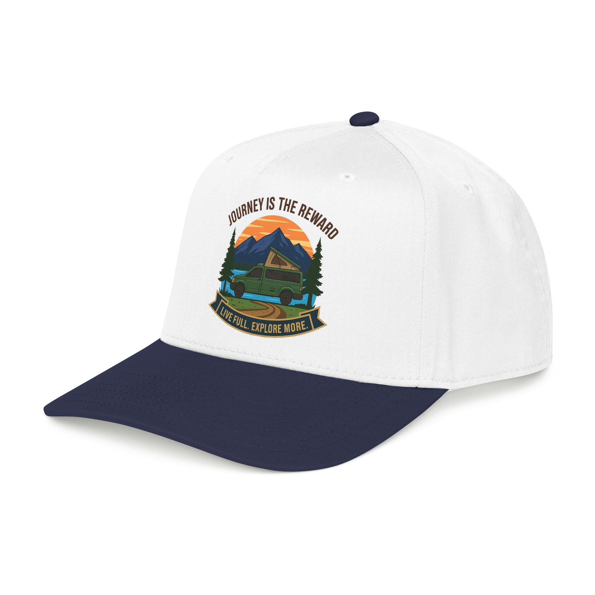 1970881845282726982_2048.jpeg Baseball Cap - "Journey Is The Reward" Outdoor Baseball Hat