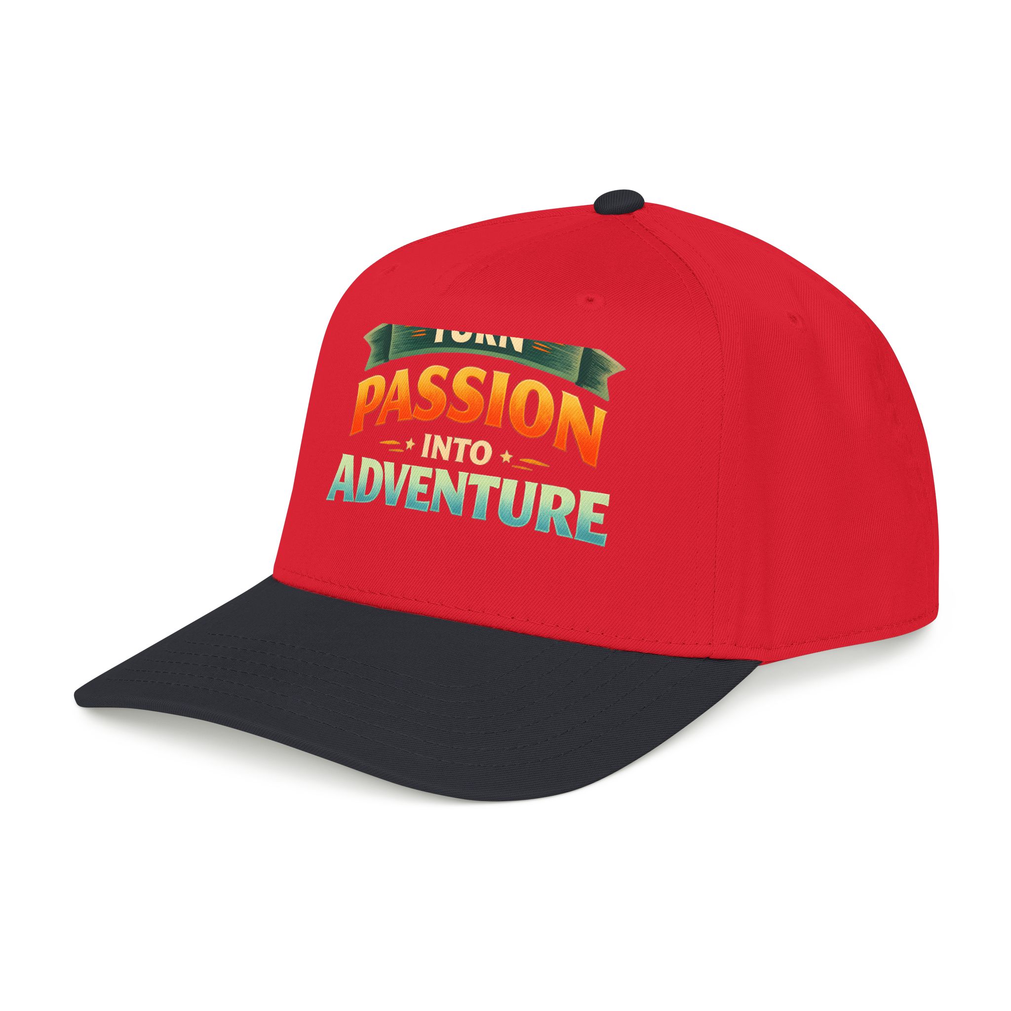 Baseball Cap - "Turn Passion Into Adventure" Design Scenic-Line