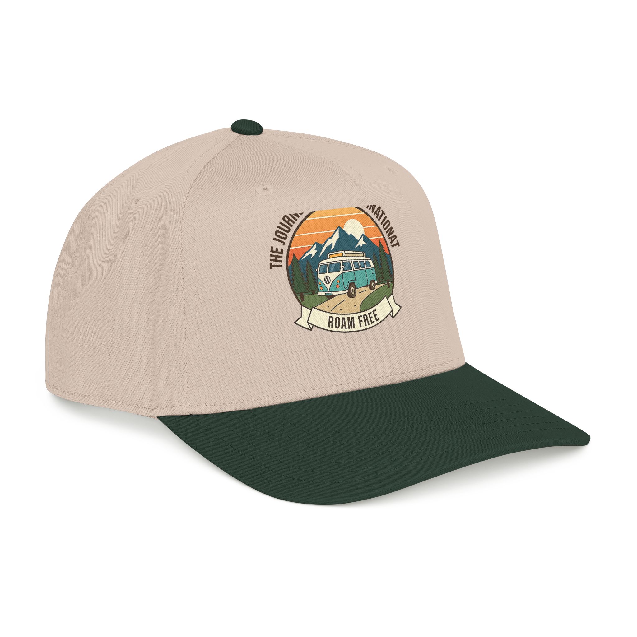 2238670681344656509_2048.jpeg Baseball Cap — "The Journey Is The Destination" Mid Profile Baseball Hat