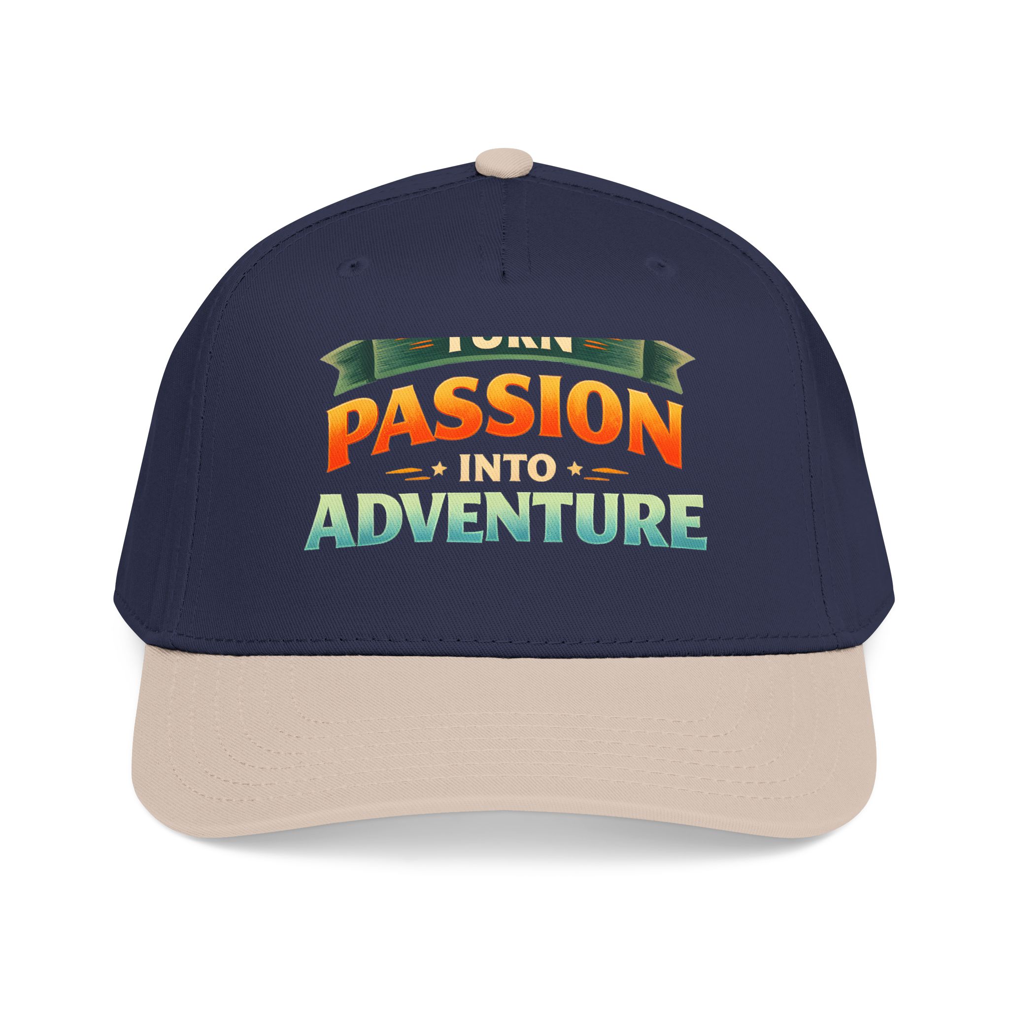 Baseball Cap - "Turn Passion Into Adventure" Design Scenic-Line