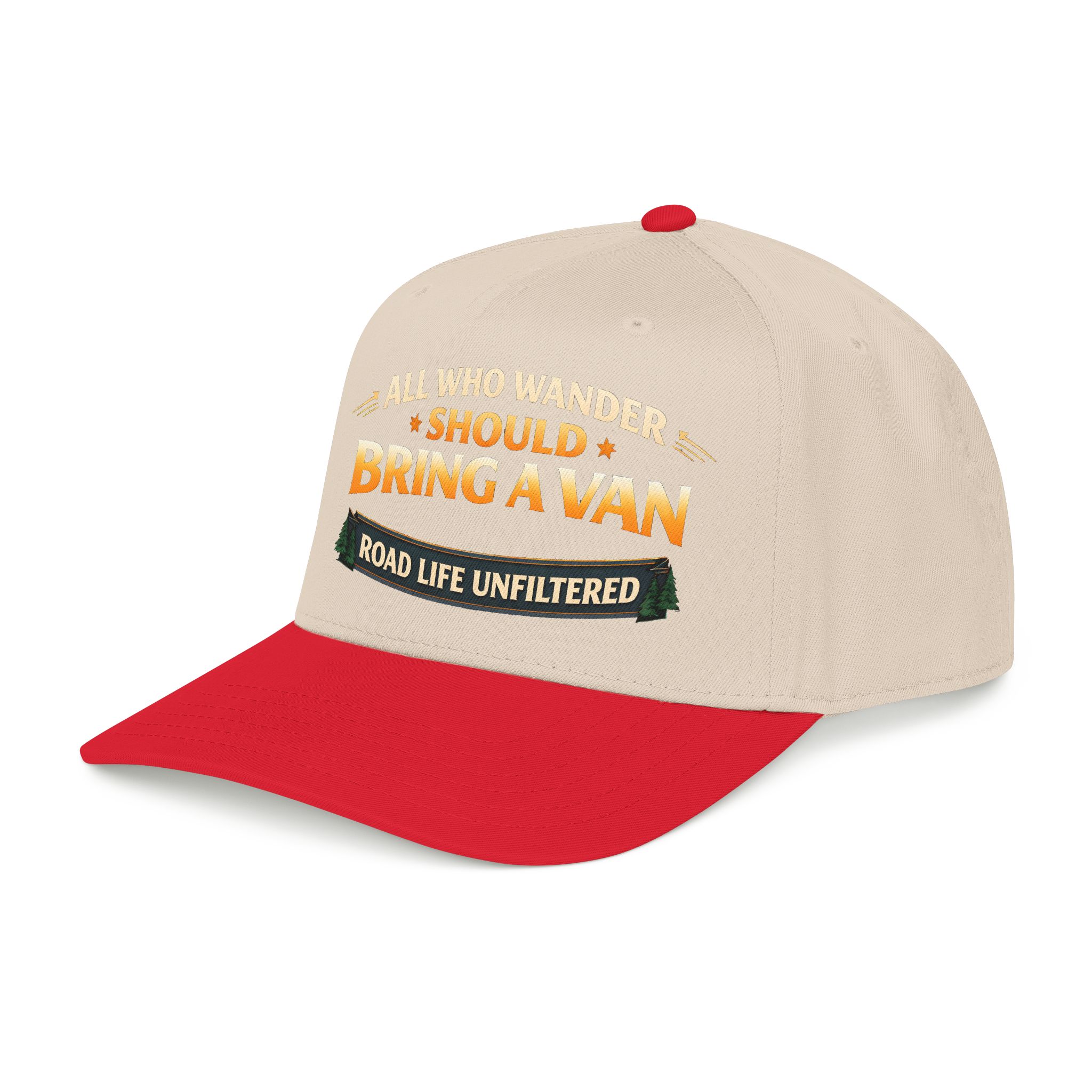 2477095711482069120_2048.jpeg Baseball Cap - "All Who wander Should Bring A Van" Design Scenic-Line