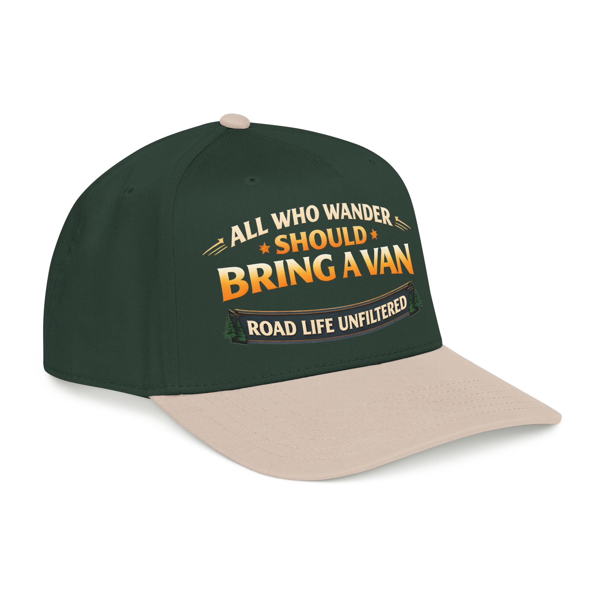 2572470859206860012_2048.jpeg Baseball Cap - "All Who wander Should Bring A Van" Design Scenic-Line