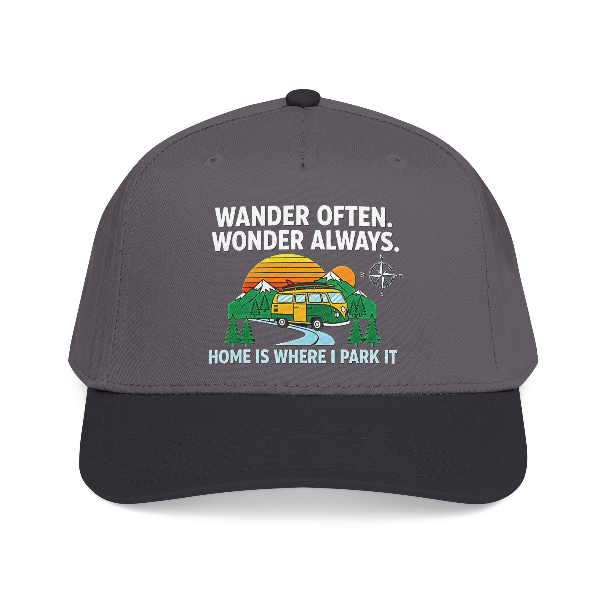 2676055295725293630_2048.jpeg Baseball Cap — "Fueled by Exploration" Adventure Is My Compass Camper Hat
