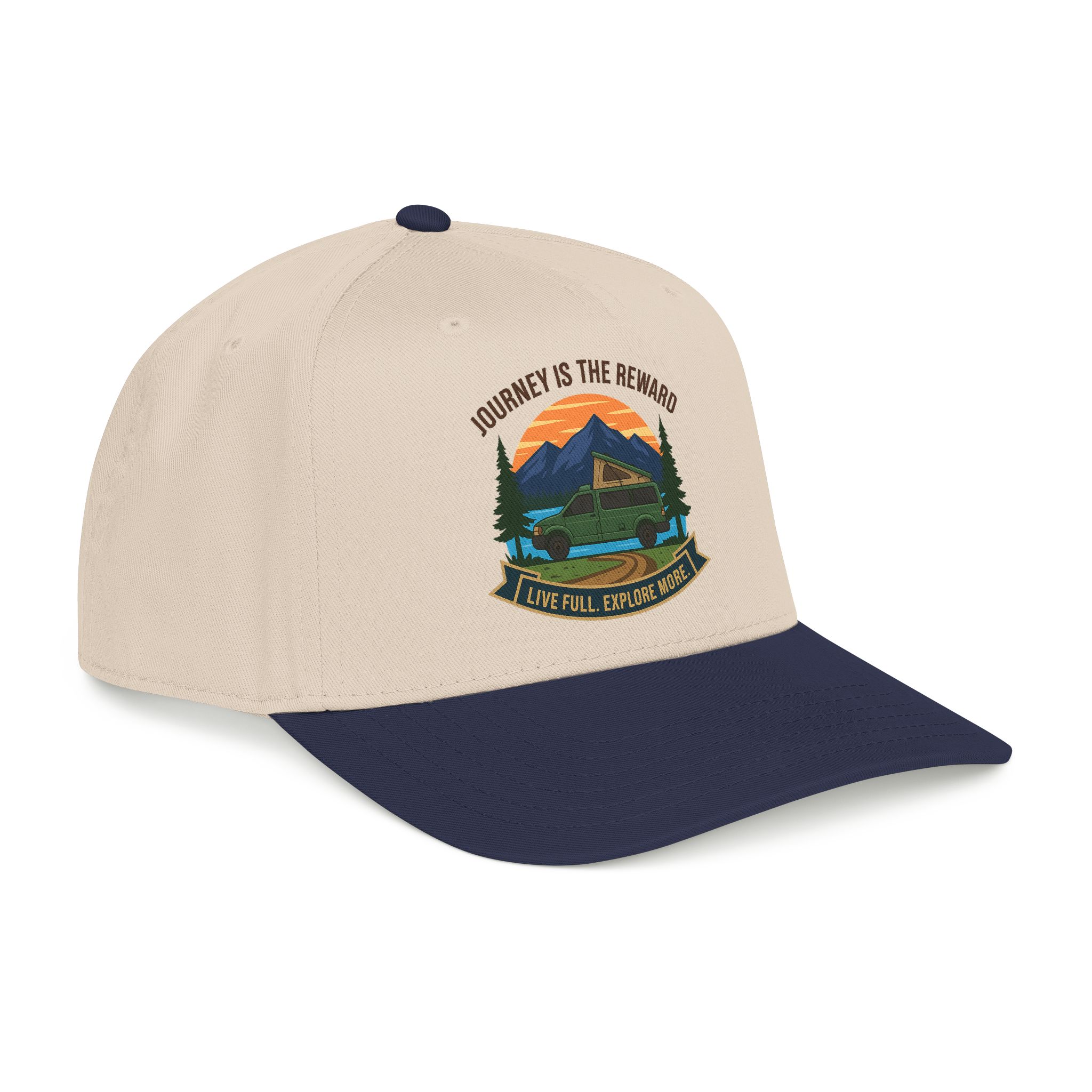 2835576471005387216_2048.jpeg Baseball Cap - "Journey Is The Reward" Outdoor Baseball Hat