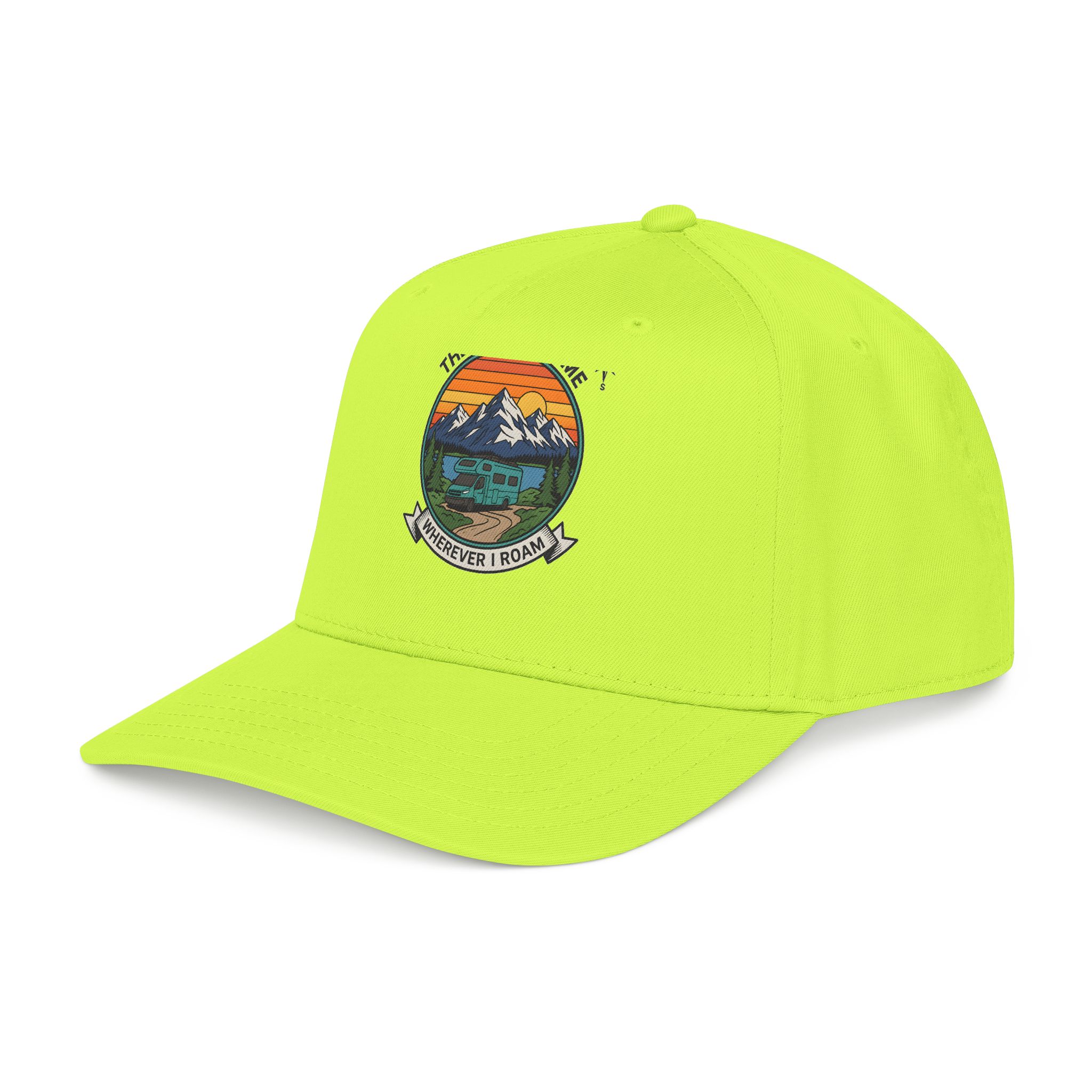 2956406835725109748_2048.jpeg Baseball Cap — "The Road Is Home, Wherever I Roam"