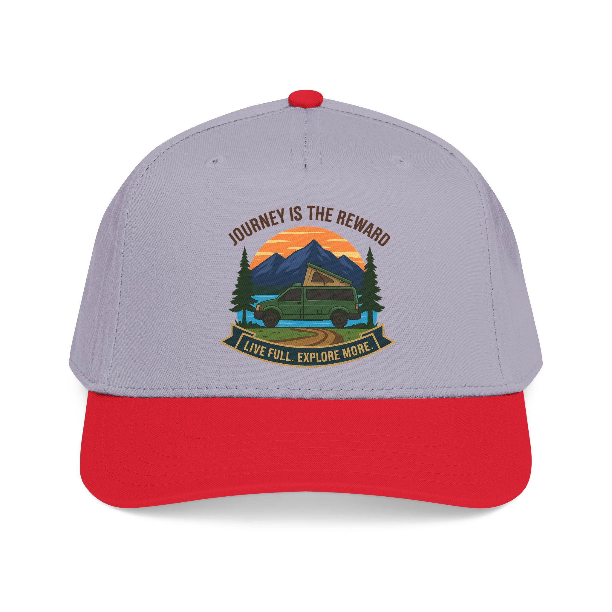 298301283219183293_2048.jpeg Baseball Cap - "Journey Is The Reward" Outdoor Baseball Hat