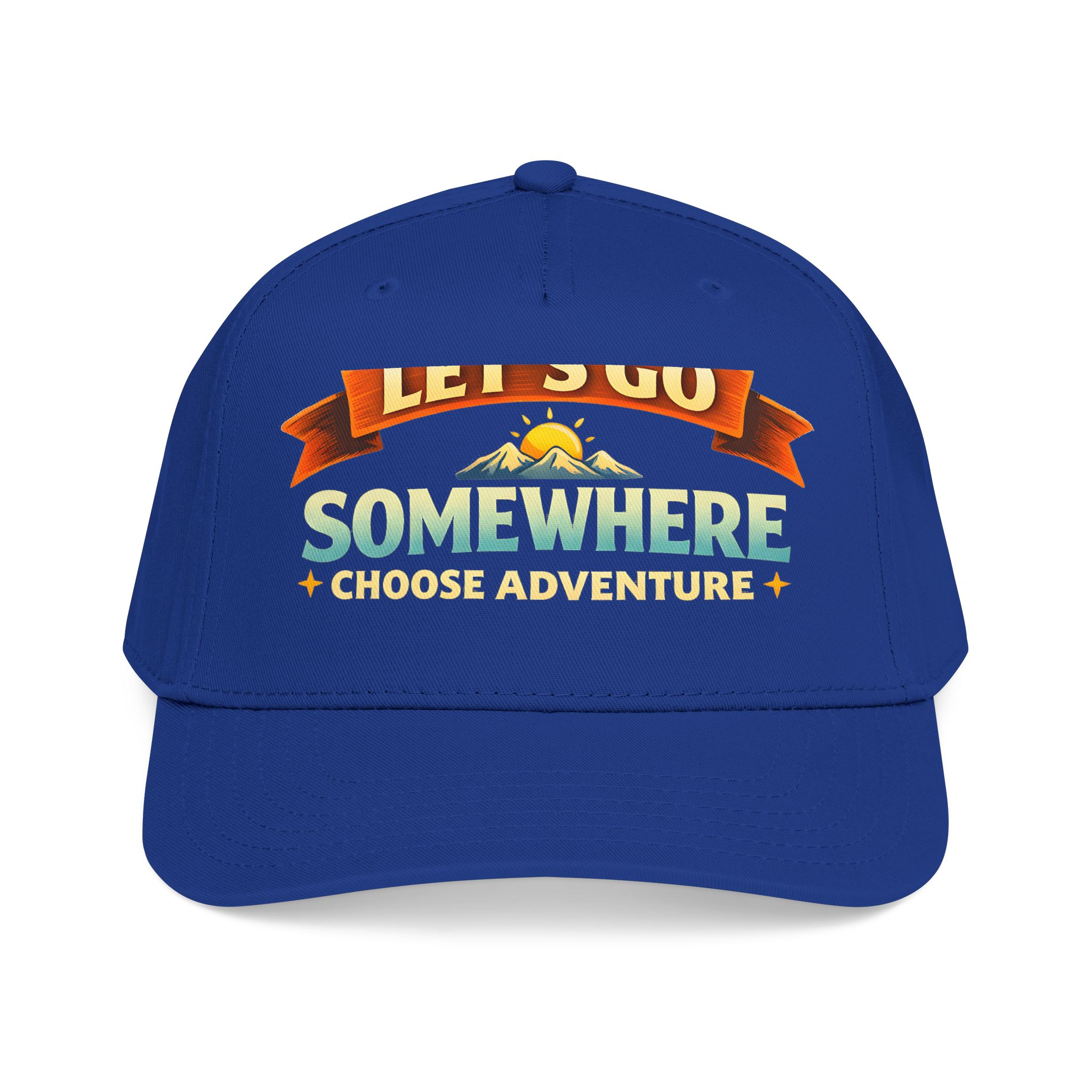 Baseball Cap - "Lets Go Somewhere" Design Scenic-Line