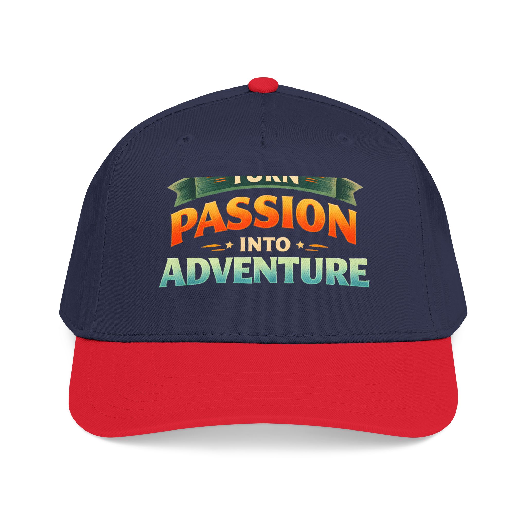 Baseball Cap - "Turn Passion Into Adventure" Design Scenic-Line