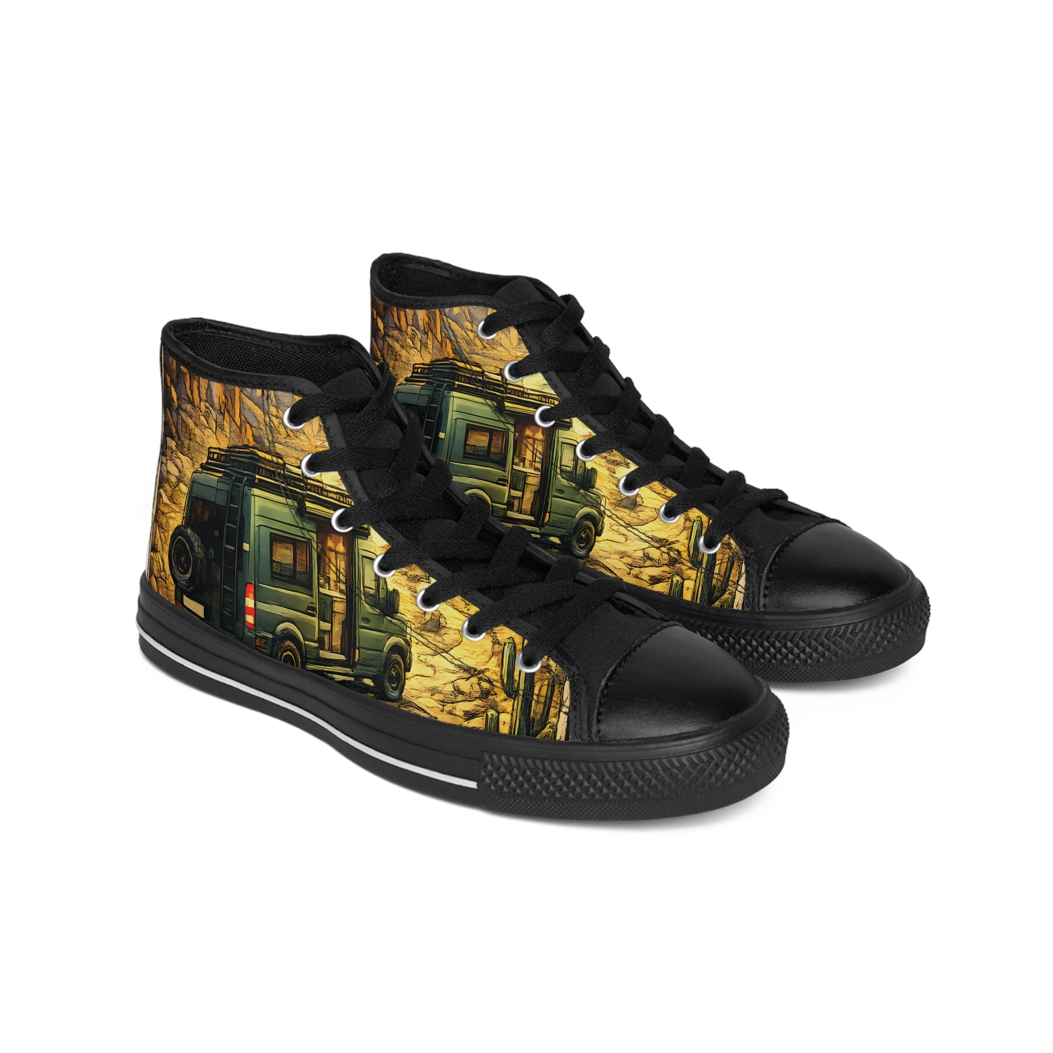 3137410367362972262_2048.jpeg Women's Classic Sneakers – Mercedes Camper Print (Cubic-Line)