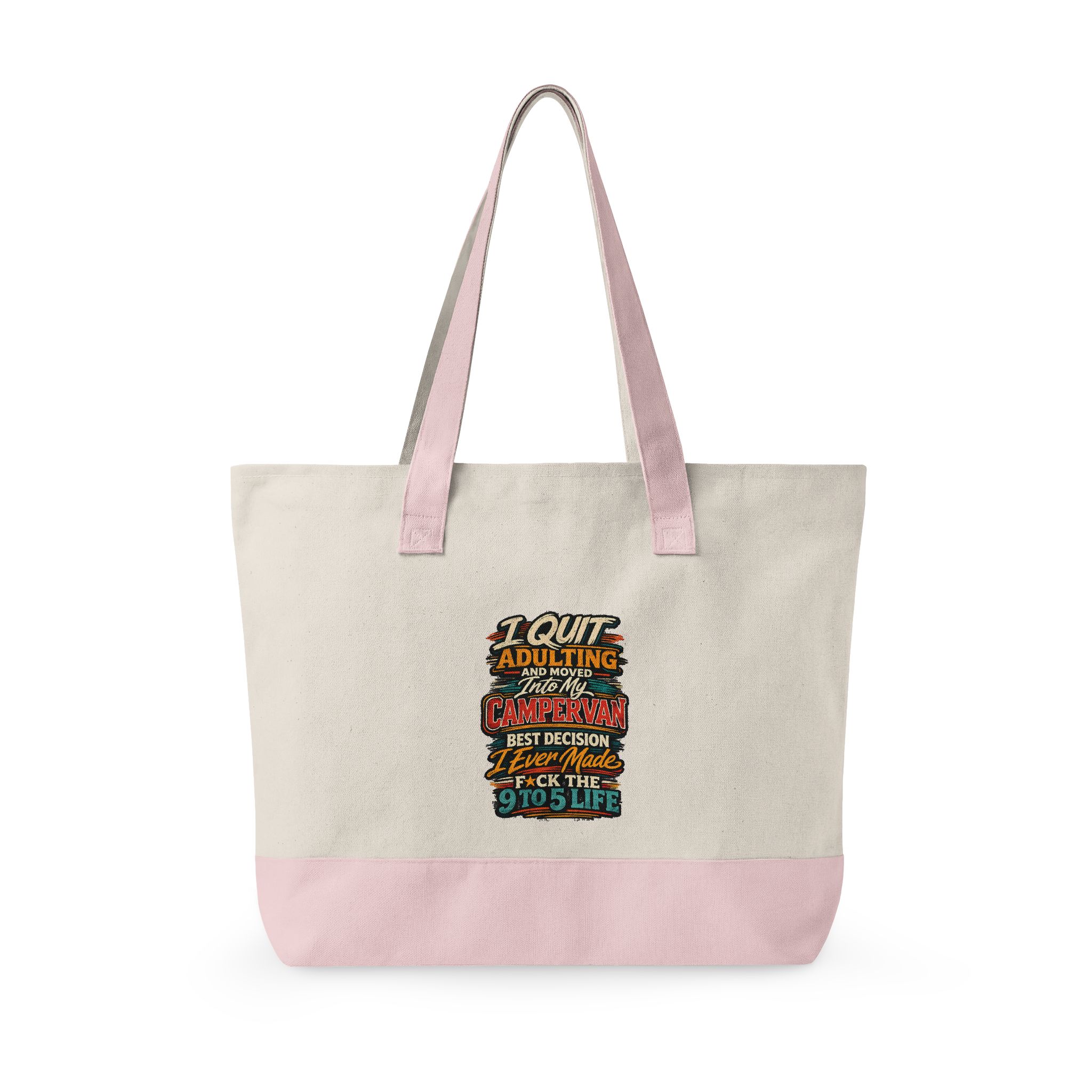 3269488495537280912_2048.jpeg Zippered Canvas Tote — "I Quit Adulting" (Design F**K-Line)