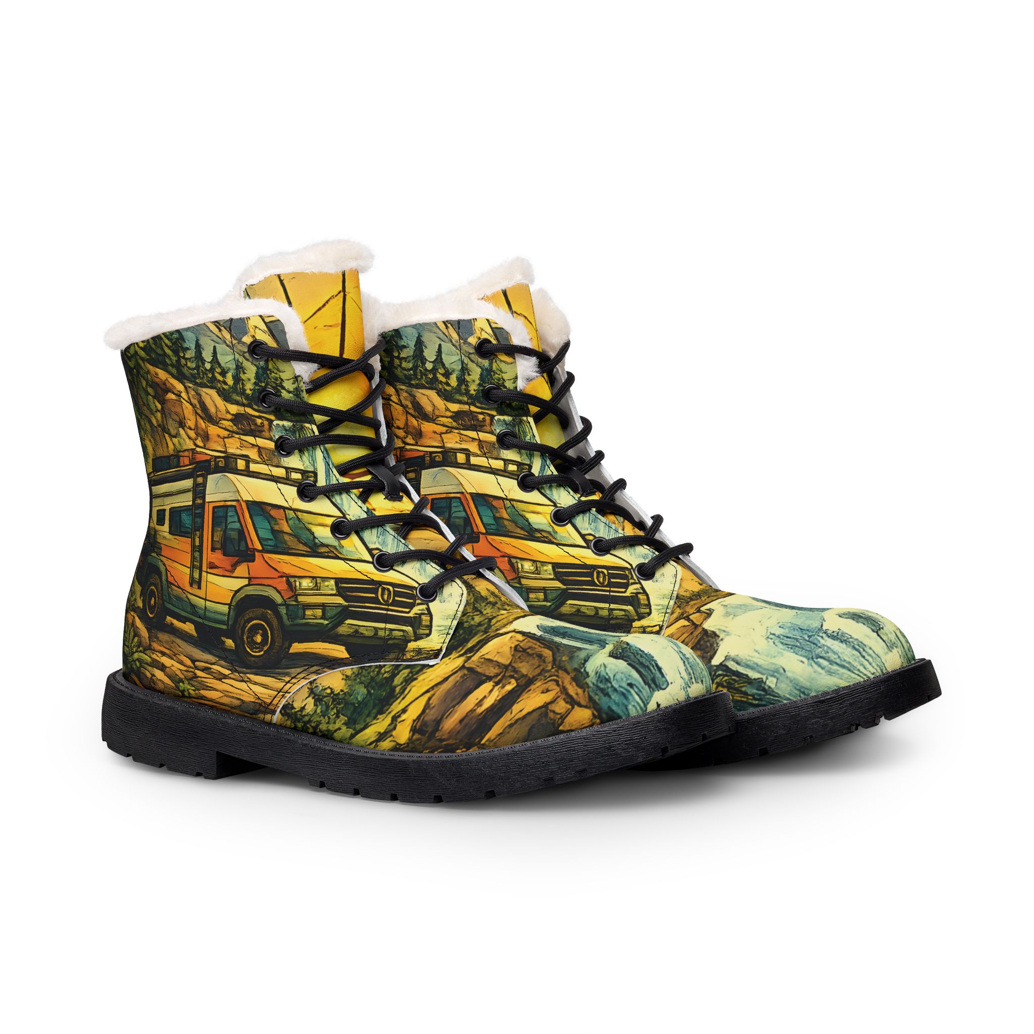 3447447940290687323_2048.jpeg Men's Fur and Leather Boots — VW Camper Print (Cubic-Line)