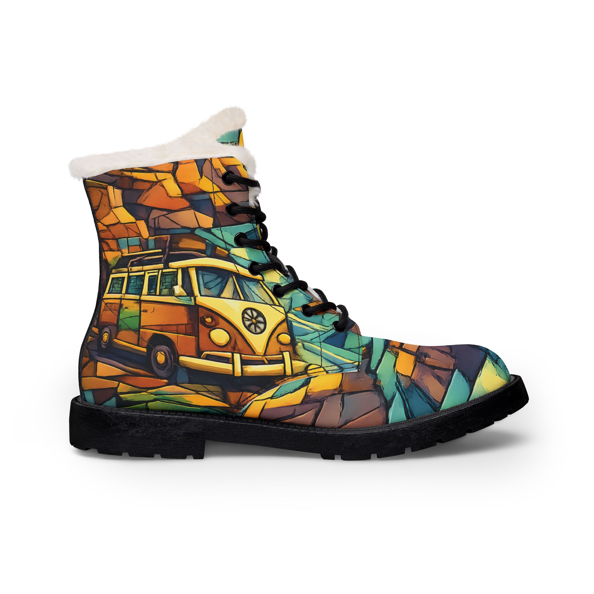 3451209445566677854_2048.jpeg Men's Fur and Leather Boots — Vintage Camper Print (Cubic-Line)
